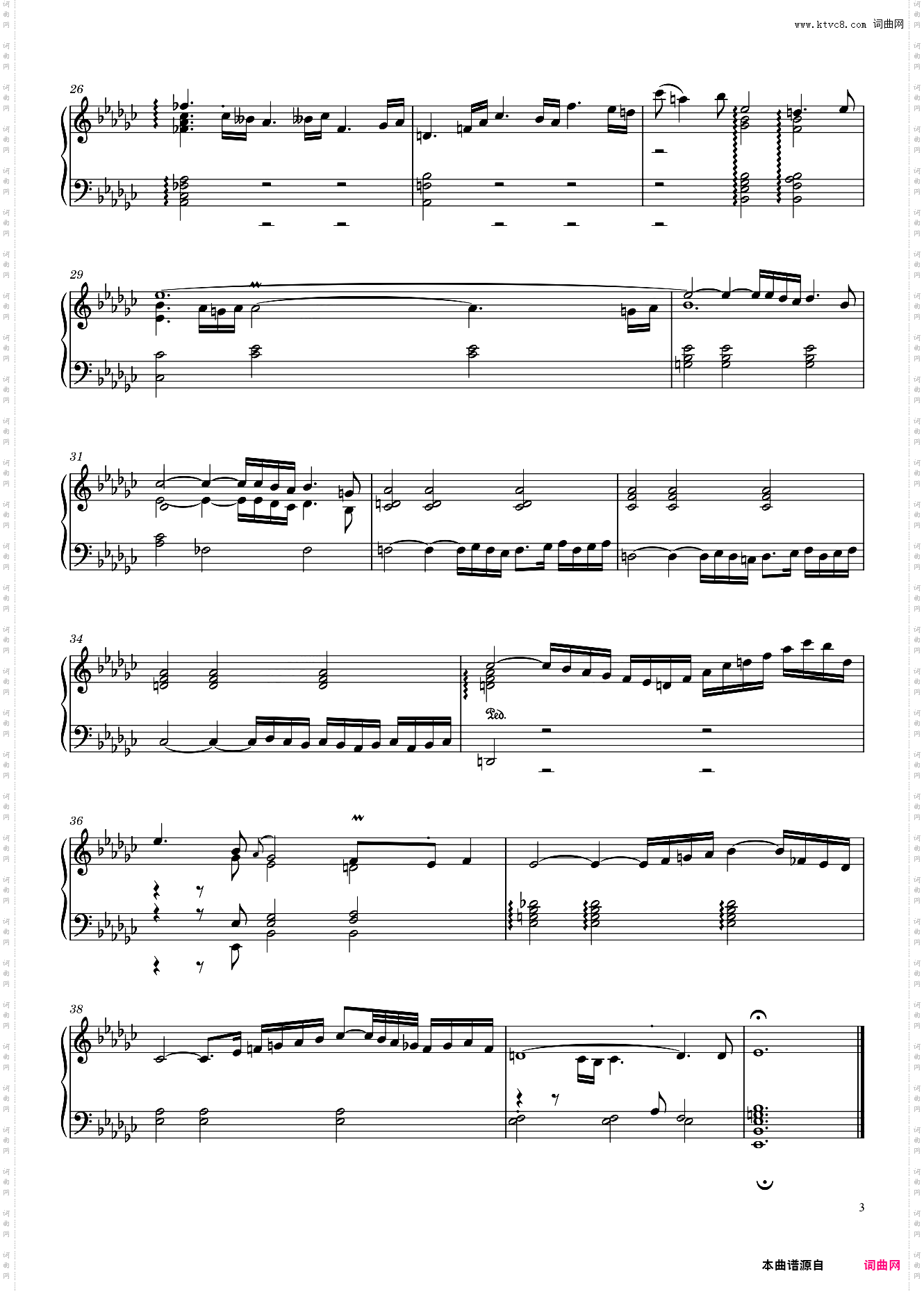 Prélude No· 8 BWV 853 in E? Minor