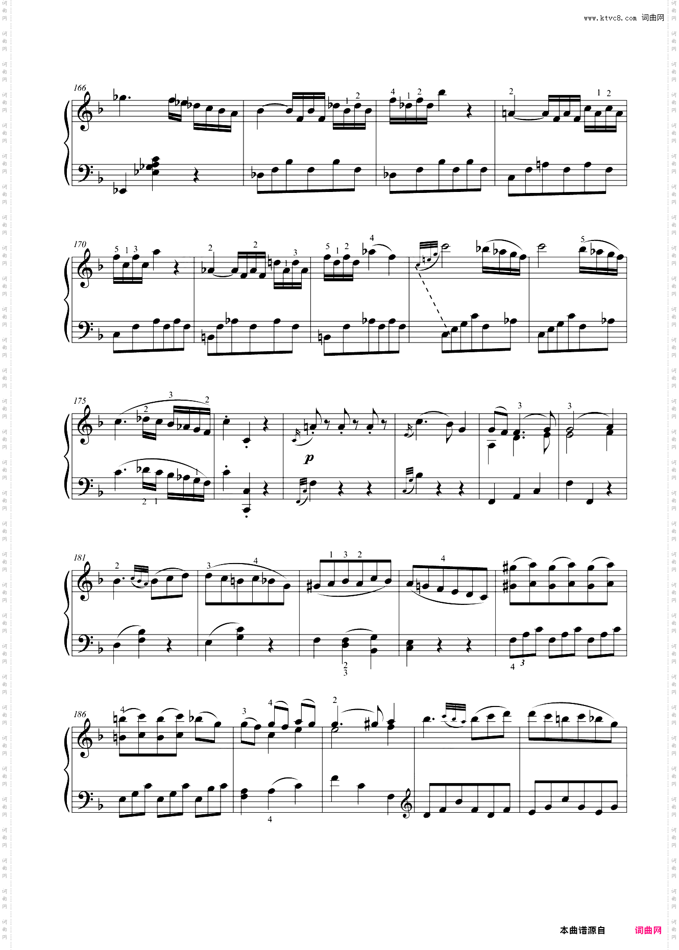 第七级 奏鸣曲K·332第一乐章
