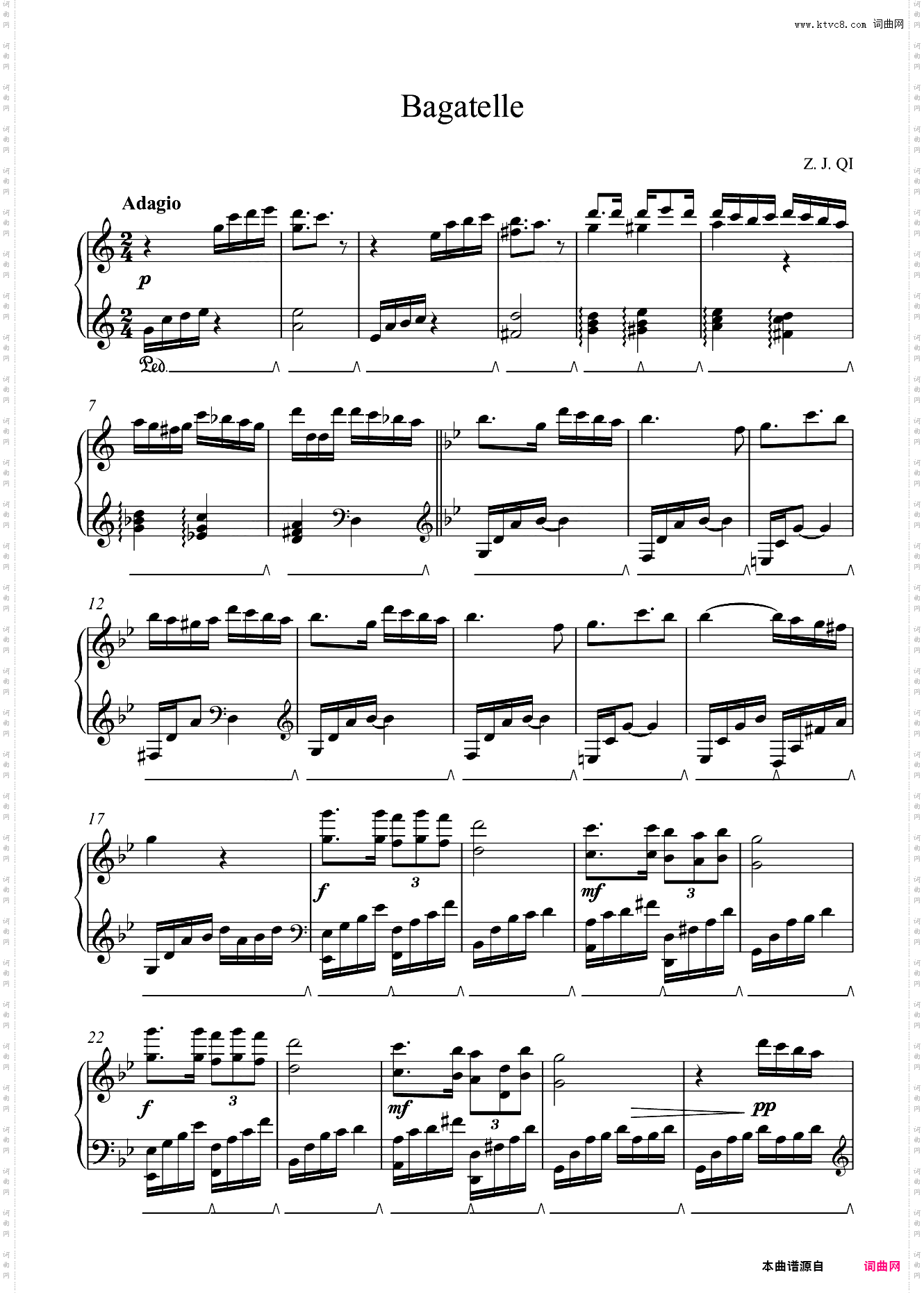 Z4 - Bagatelle No· 2