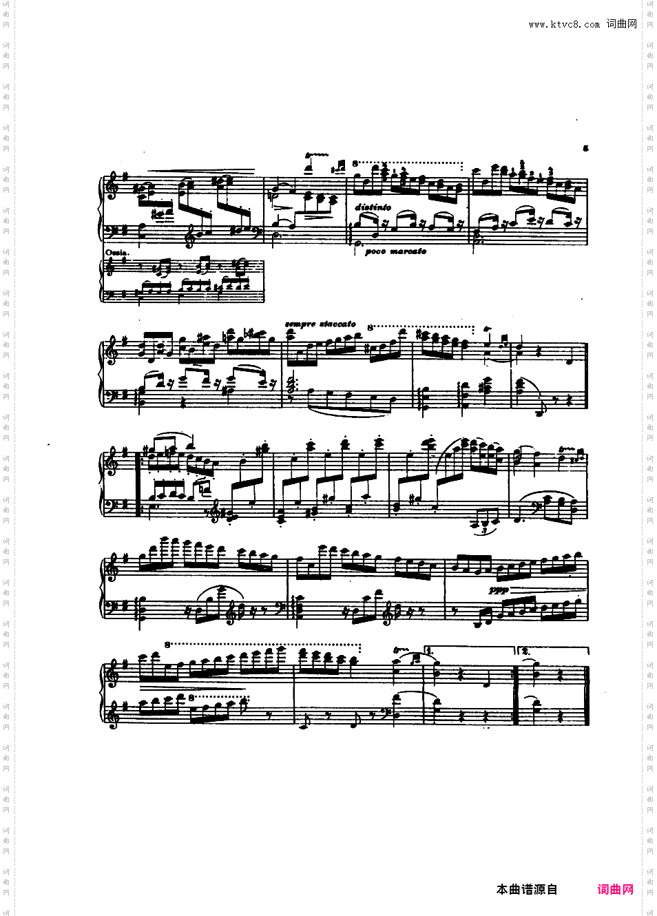Friedman 改编曲集Mozart-Friedman Minuet in D