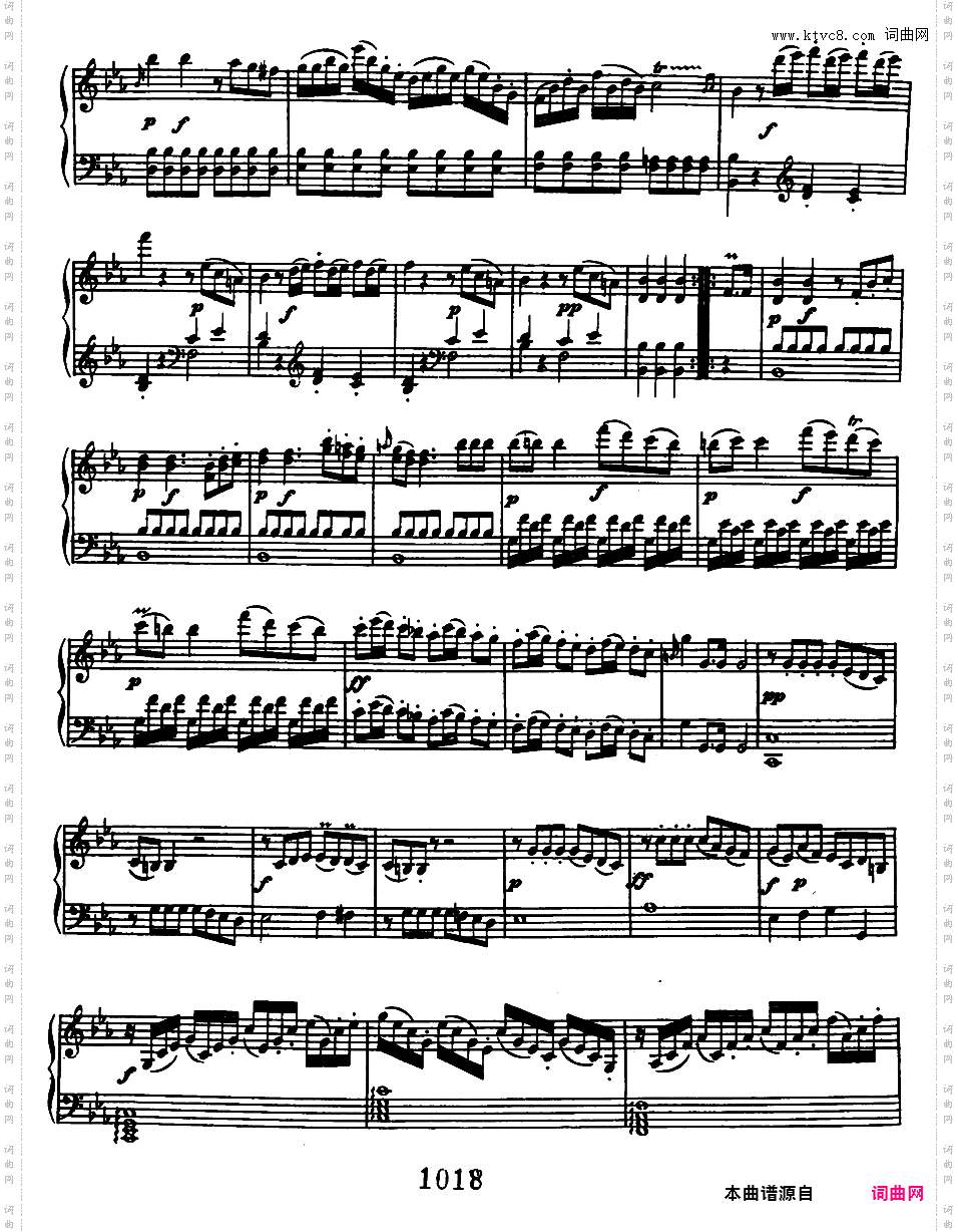 六首钢琴小奏鸣曲Beethoven Sonatina in Eb