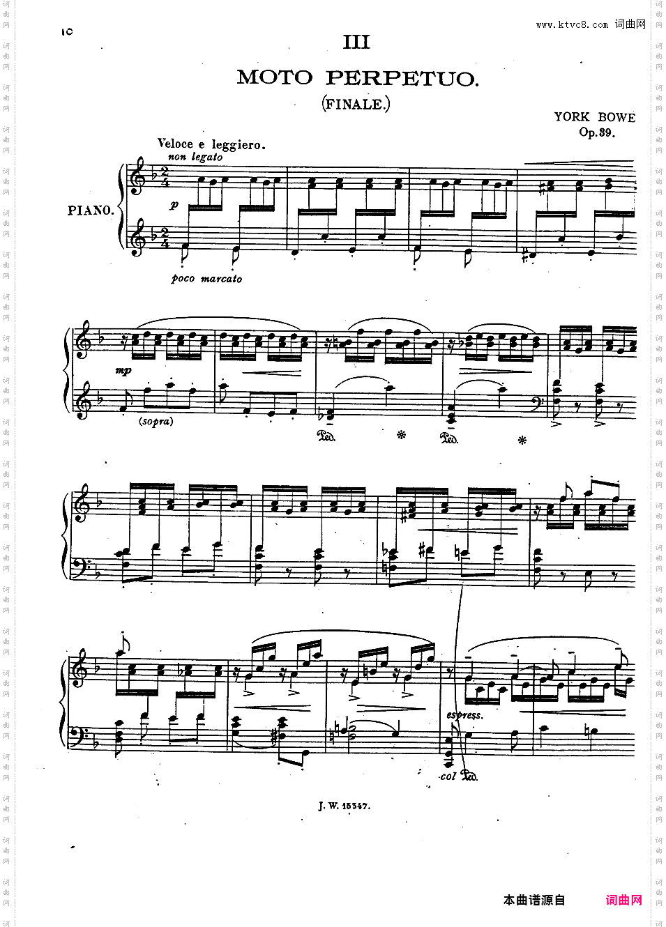 Moto Perpetuo op39