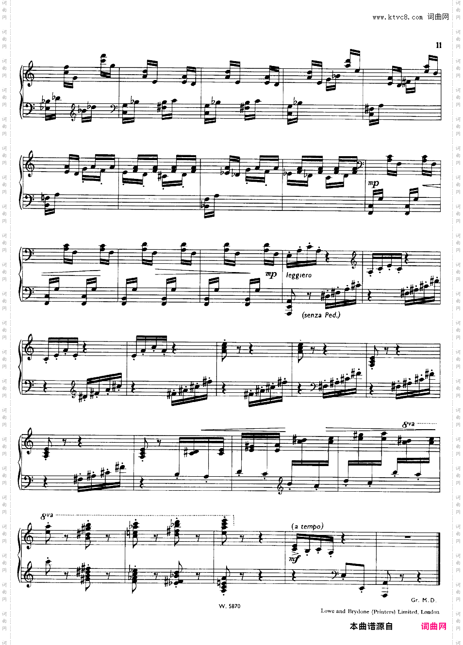 Siciliano and Toccatina op128