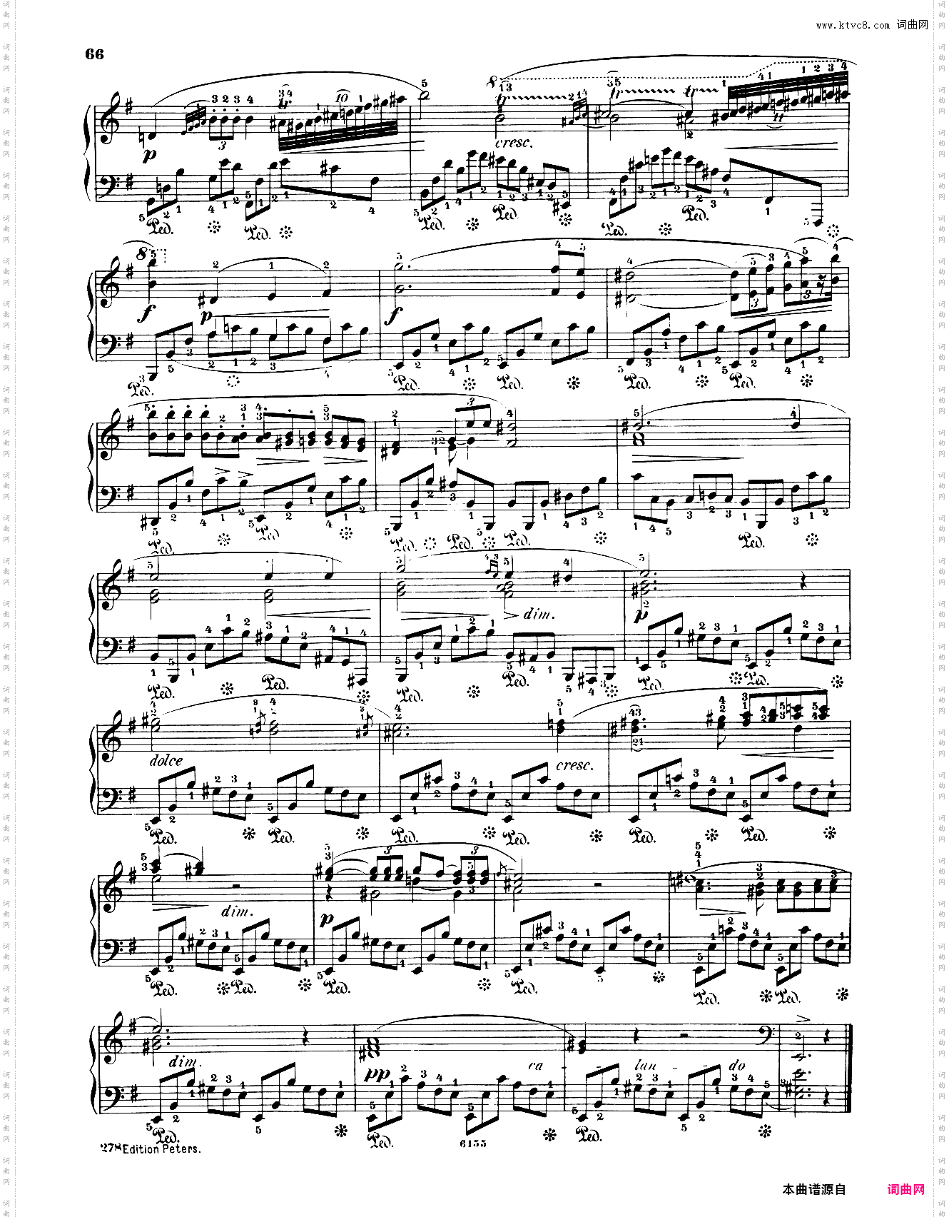 Nocturnes·19 Op· 72 No· 1 in E minor 肖邦夜曲 Frédéric Fran?ois Chopin