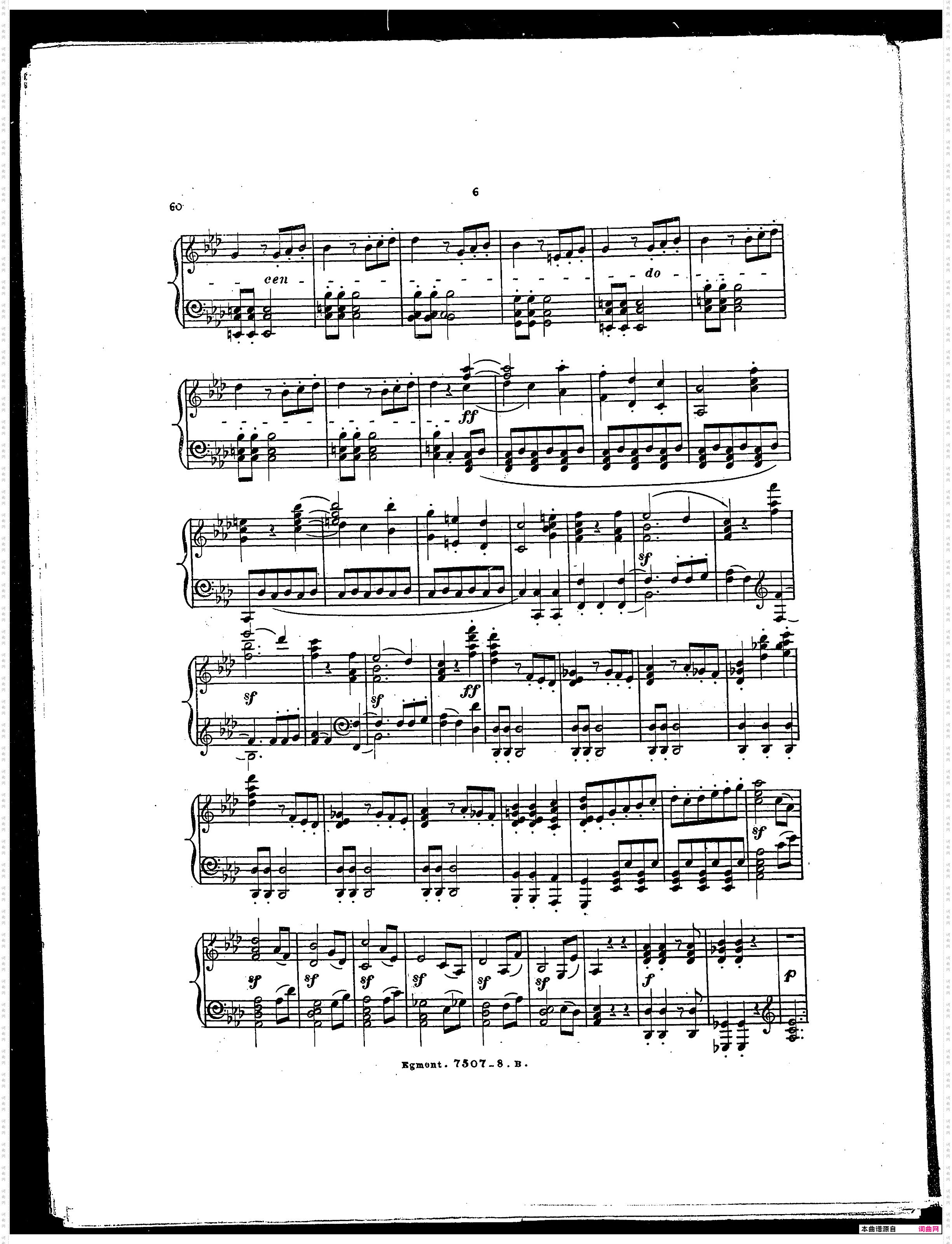 贝多芬 埃格蒙特序曲 Op·84