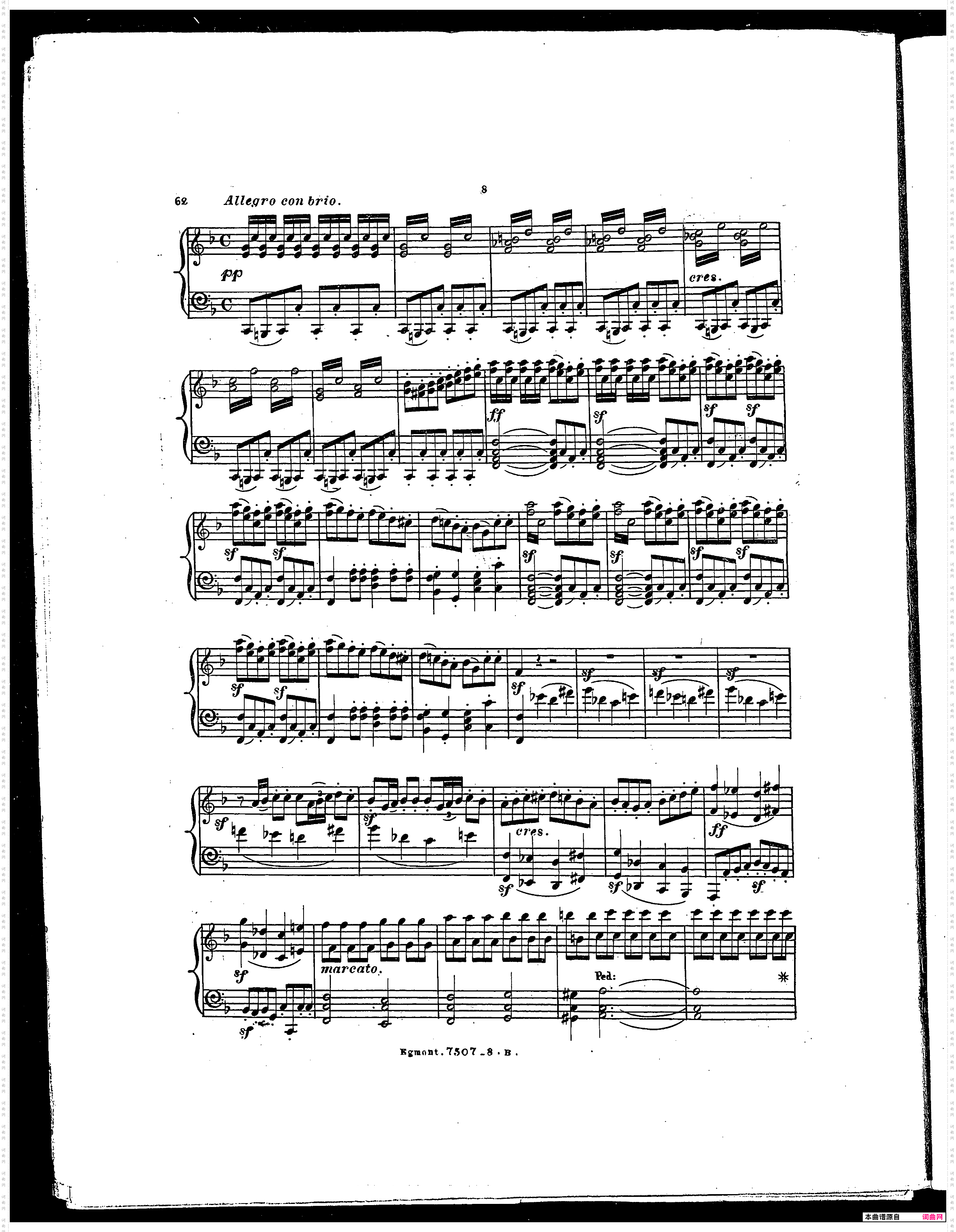 贝多芬 埃格蒙特序曲 Op·84