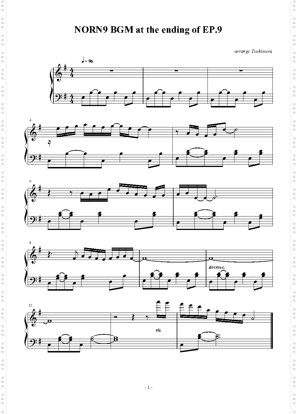 NORN9 BGM at the ending of EP·9