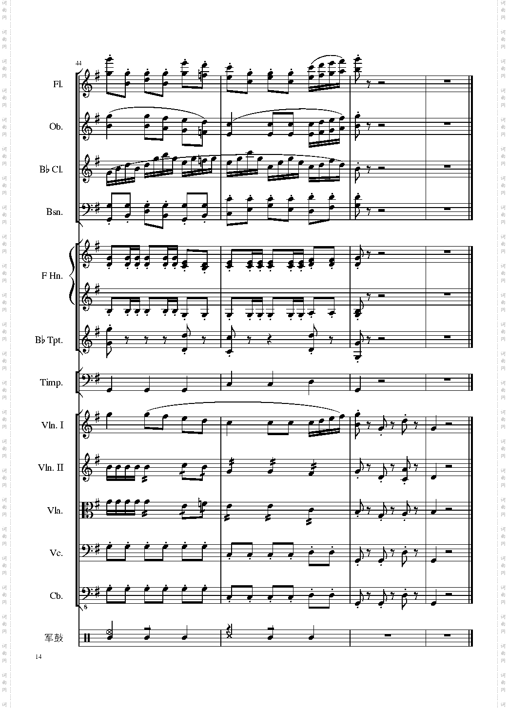 4_Contredanse_for_Chamber_Orchestra,_Op·120 No·4