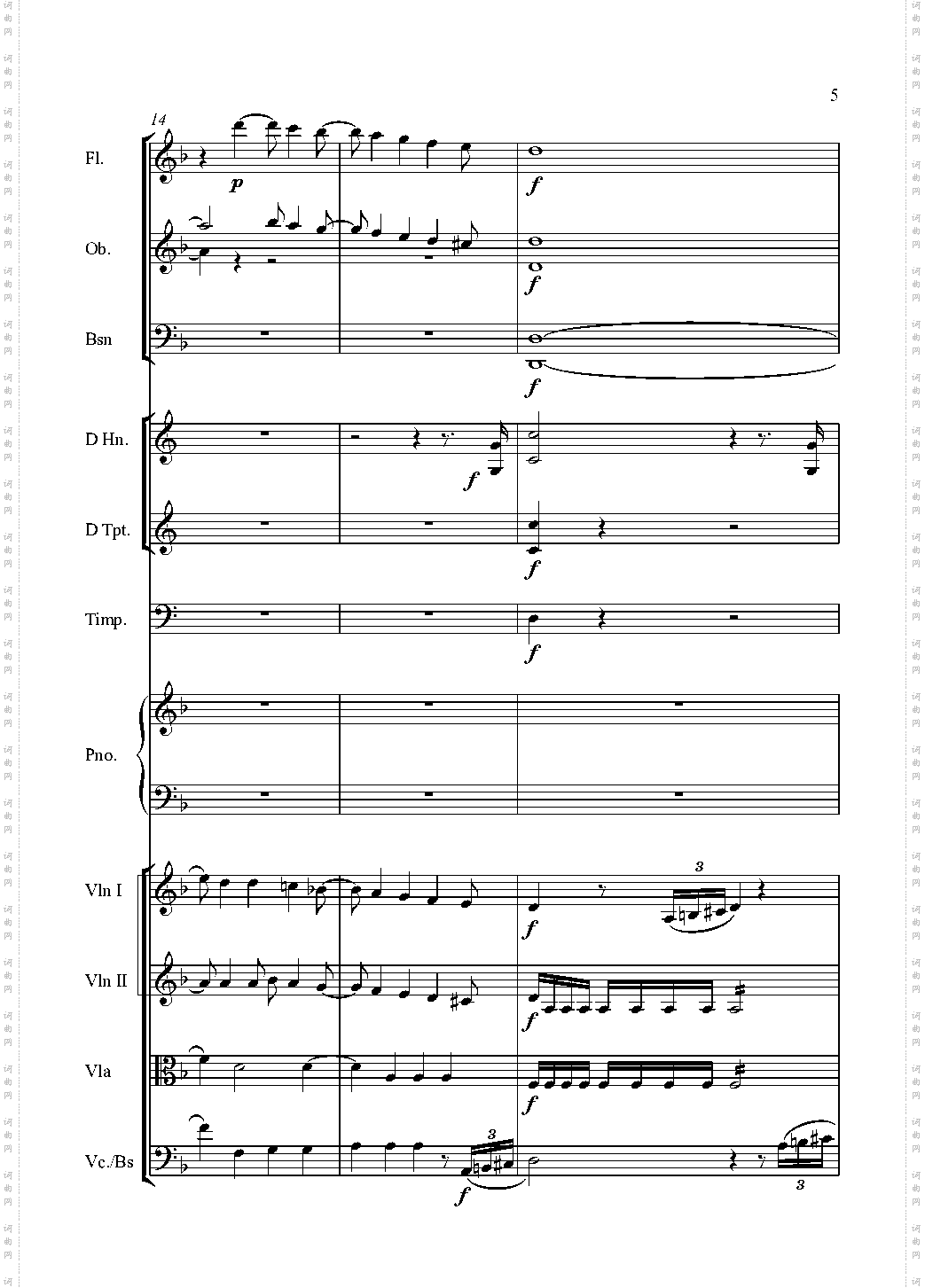 莫扎特kv466 d小调第20号钢琴协奏曲