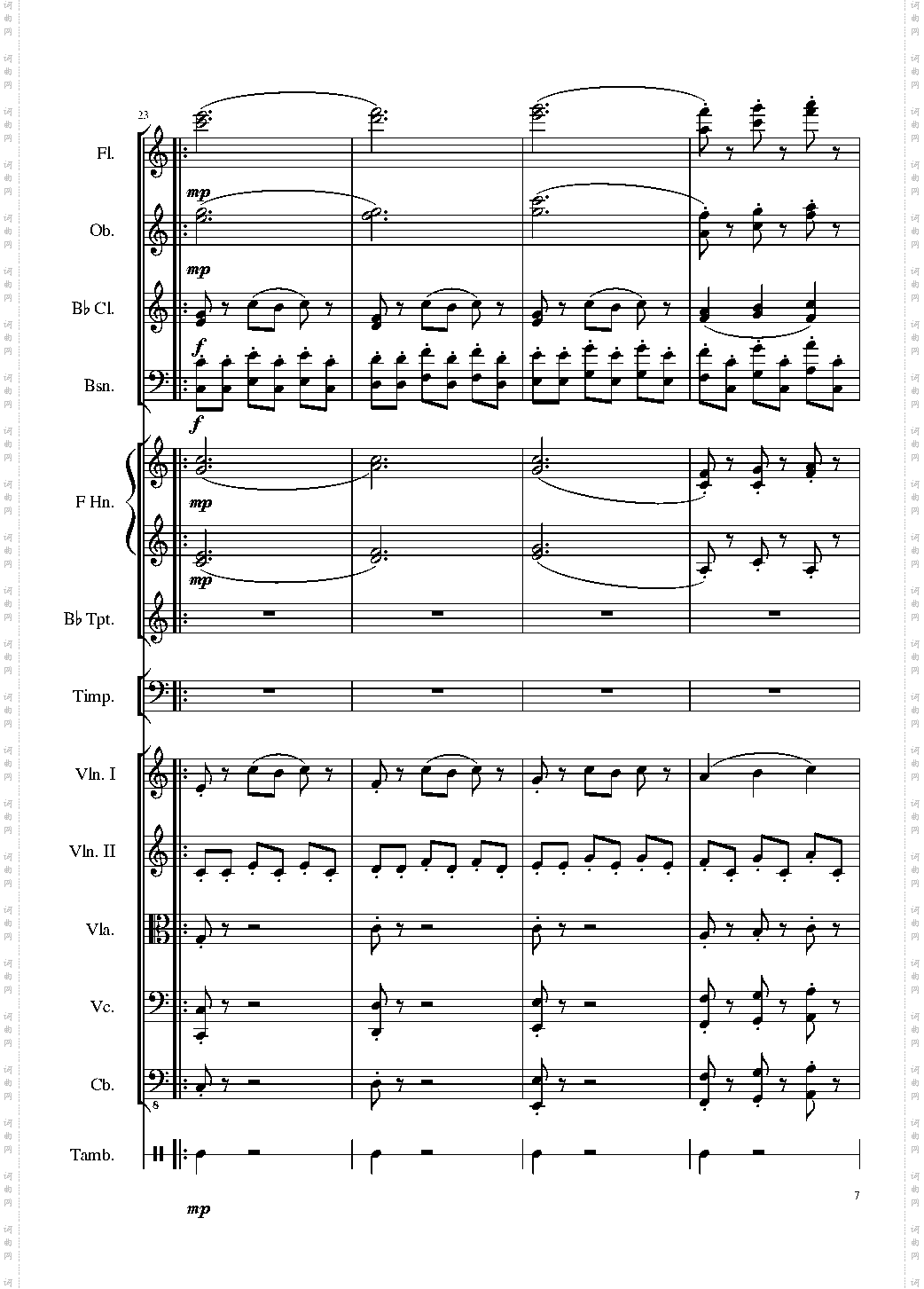 4 Contredanse for Chamber Orchestra, Op·120 No·1