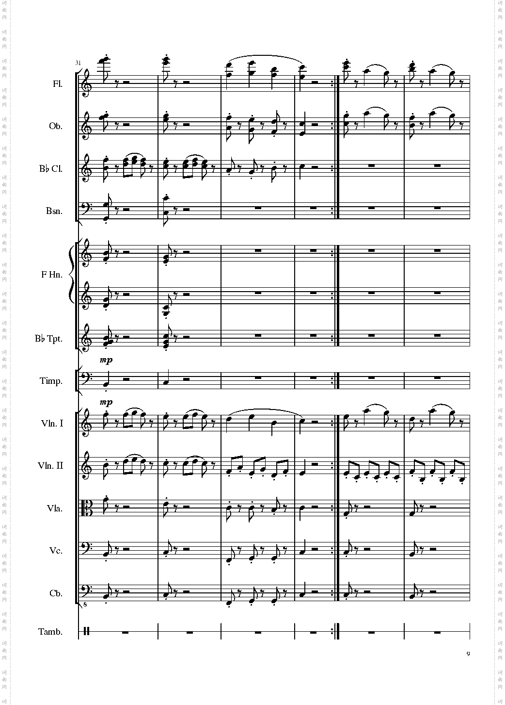 4 Contredanse for Chamber Orchestra, Op·120 No·1