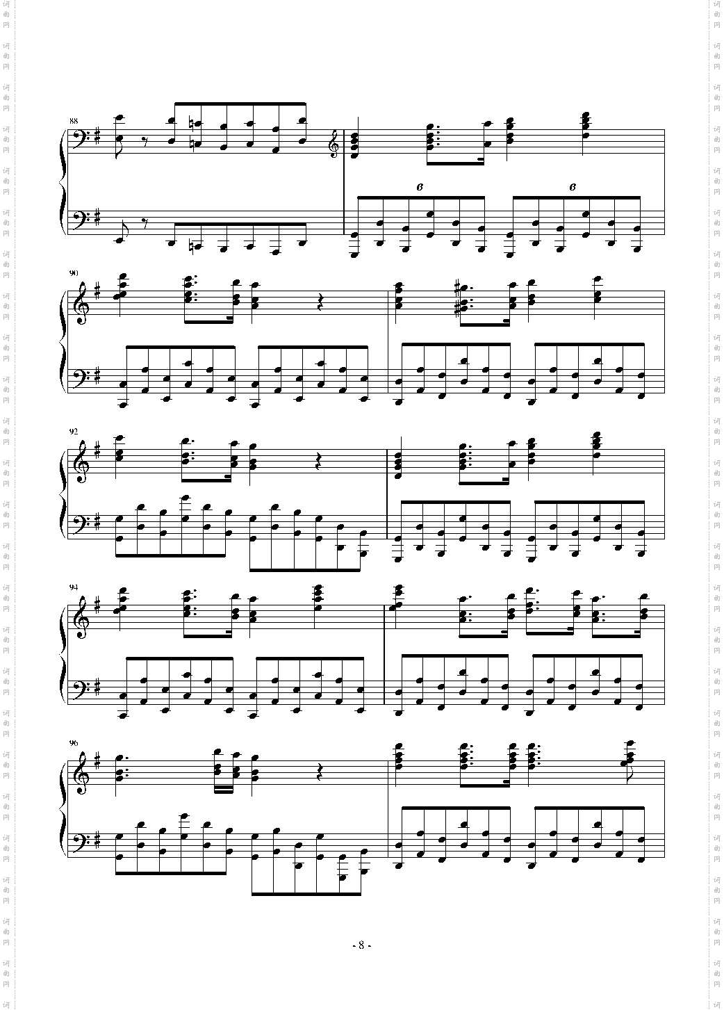 诺玛的回忆十大最难钢琴曲之一