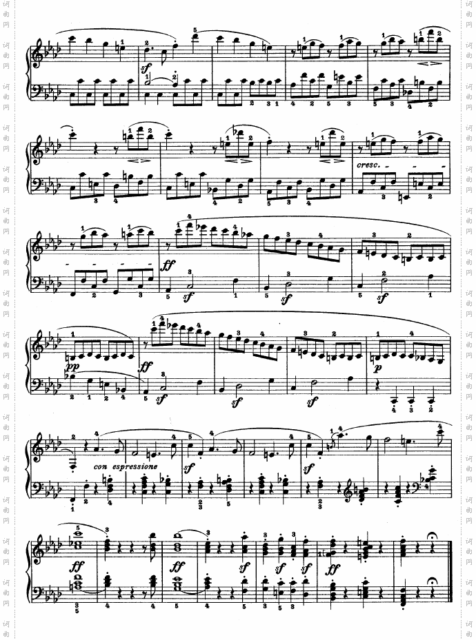 f小调第一钢琴奏鸣曲