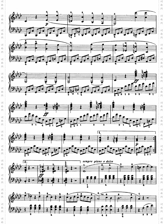 f小调第一钢琴奏鸣曲