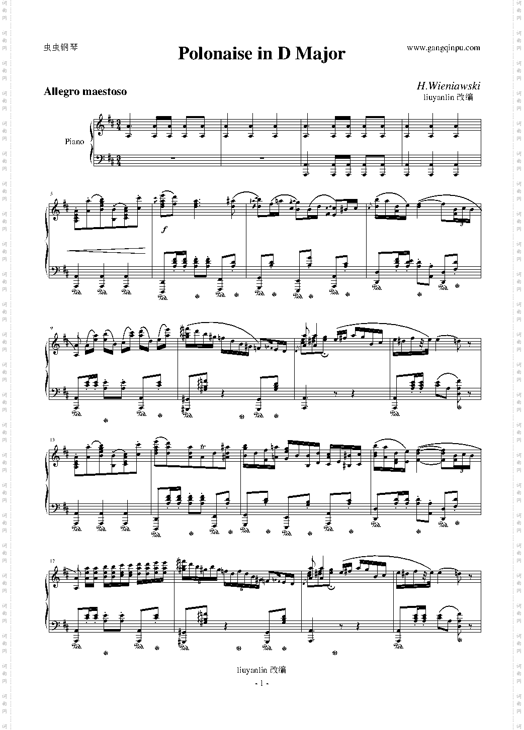Polonaise in D Major