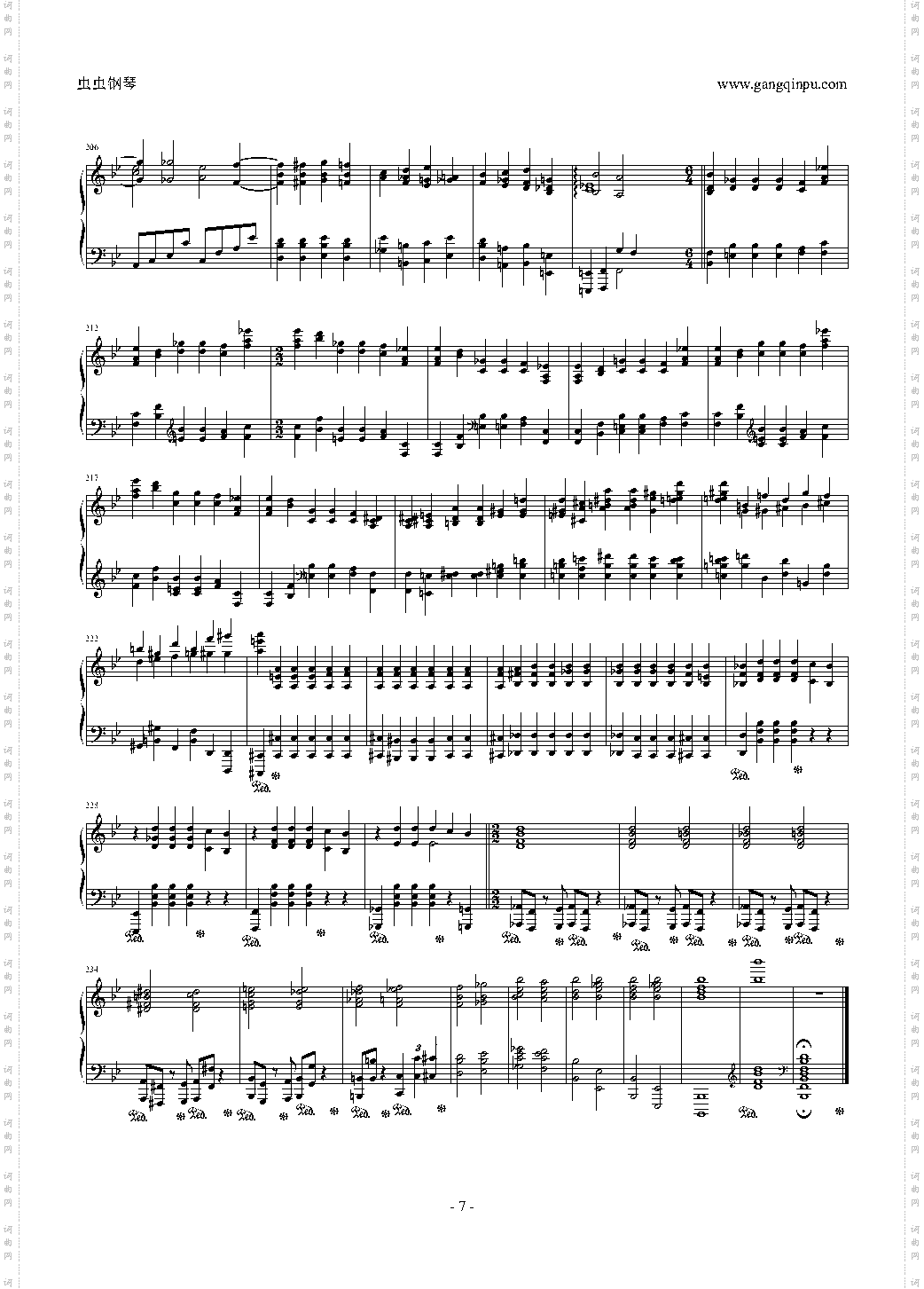 肖邦降b小调第二钢琴奏鸣曲 Op·35