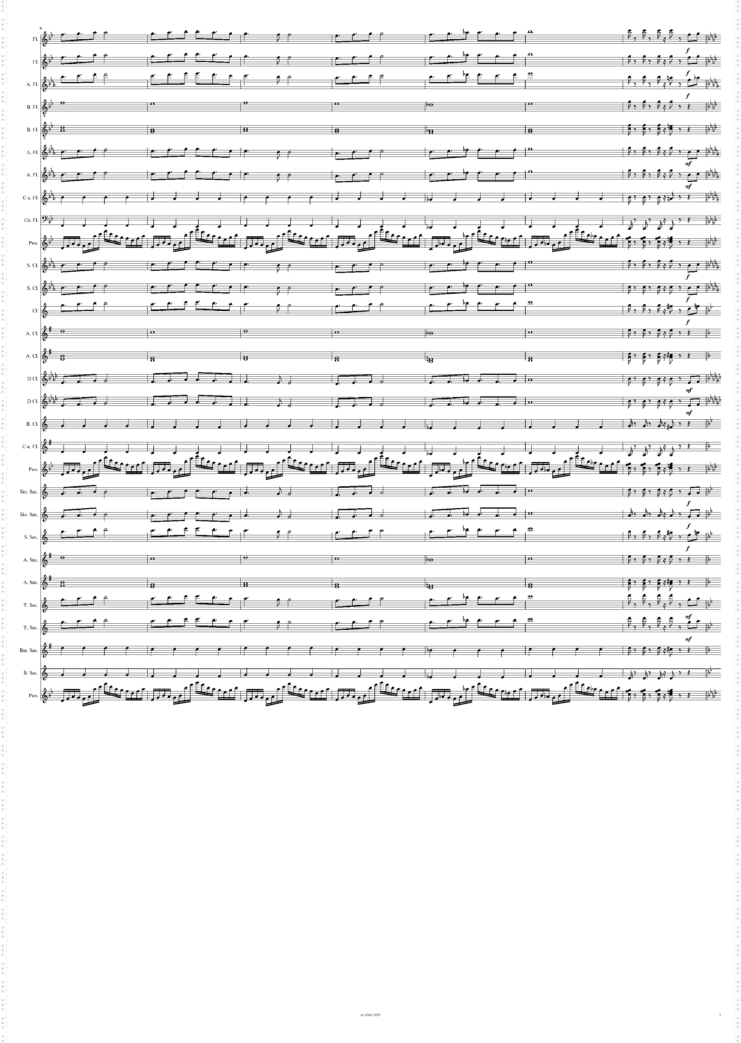 Reason Extended 木管三重奏加钢琴