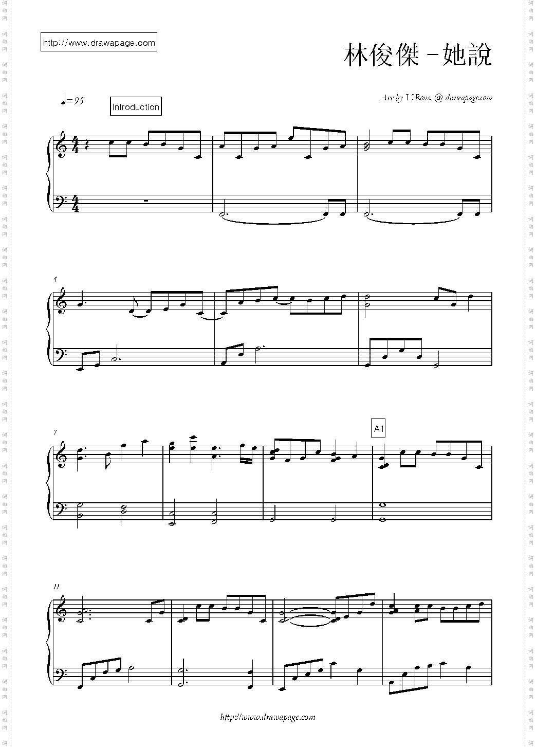 林俊杰 - 她说演奏版