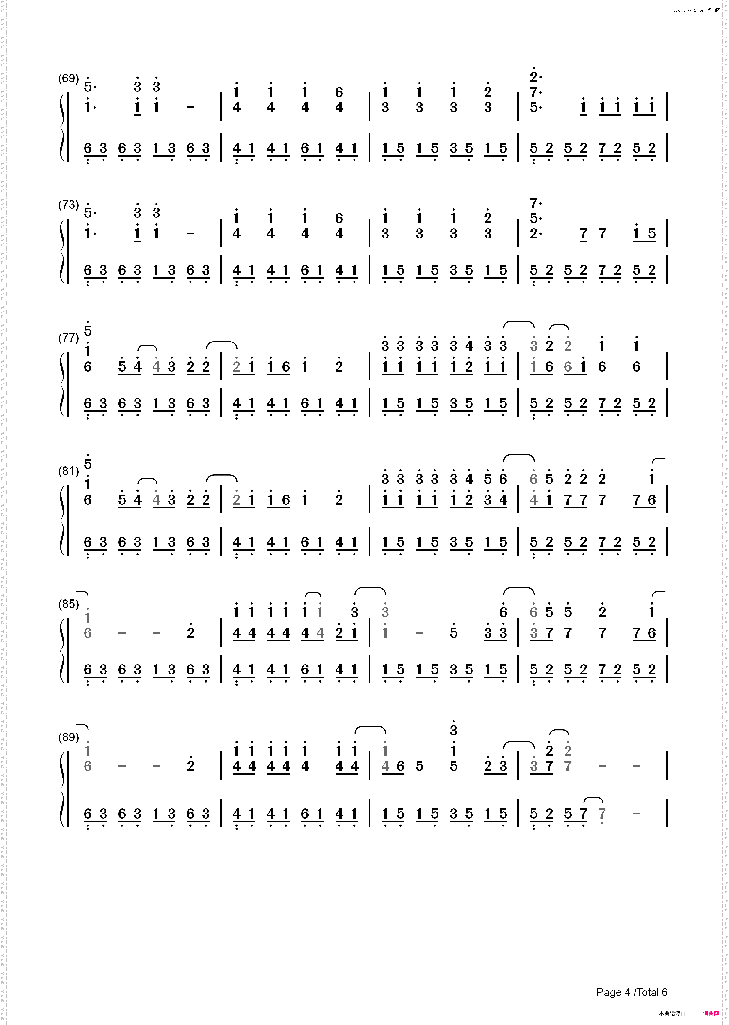 Wedding Dress-Taeyang BigBang_简谱版