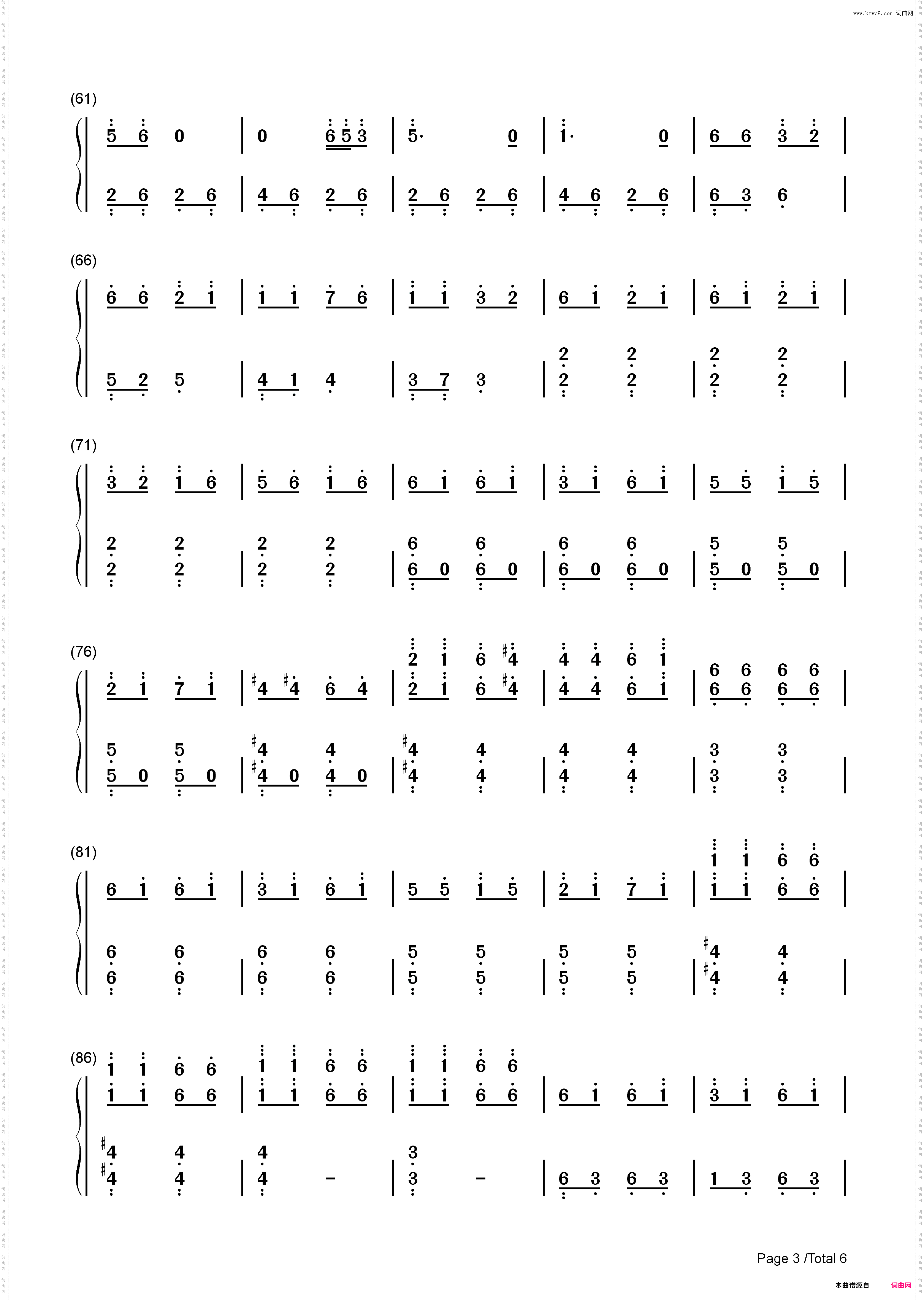Harder Better Faster Stronger-Daft Punk_简谱版