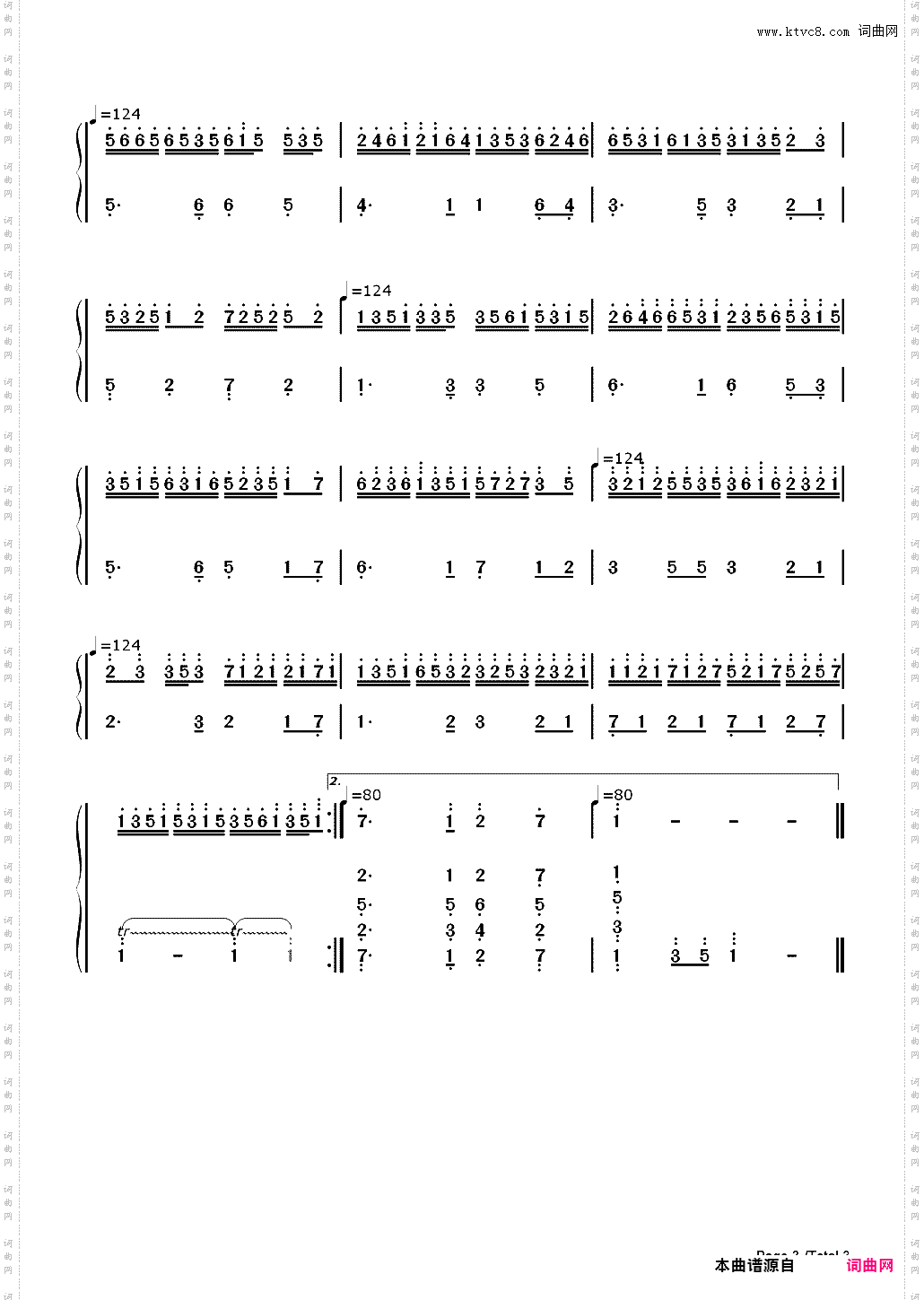 春咏夏弦-夜雨潇潇原创_简谱版