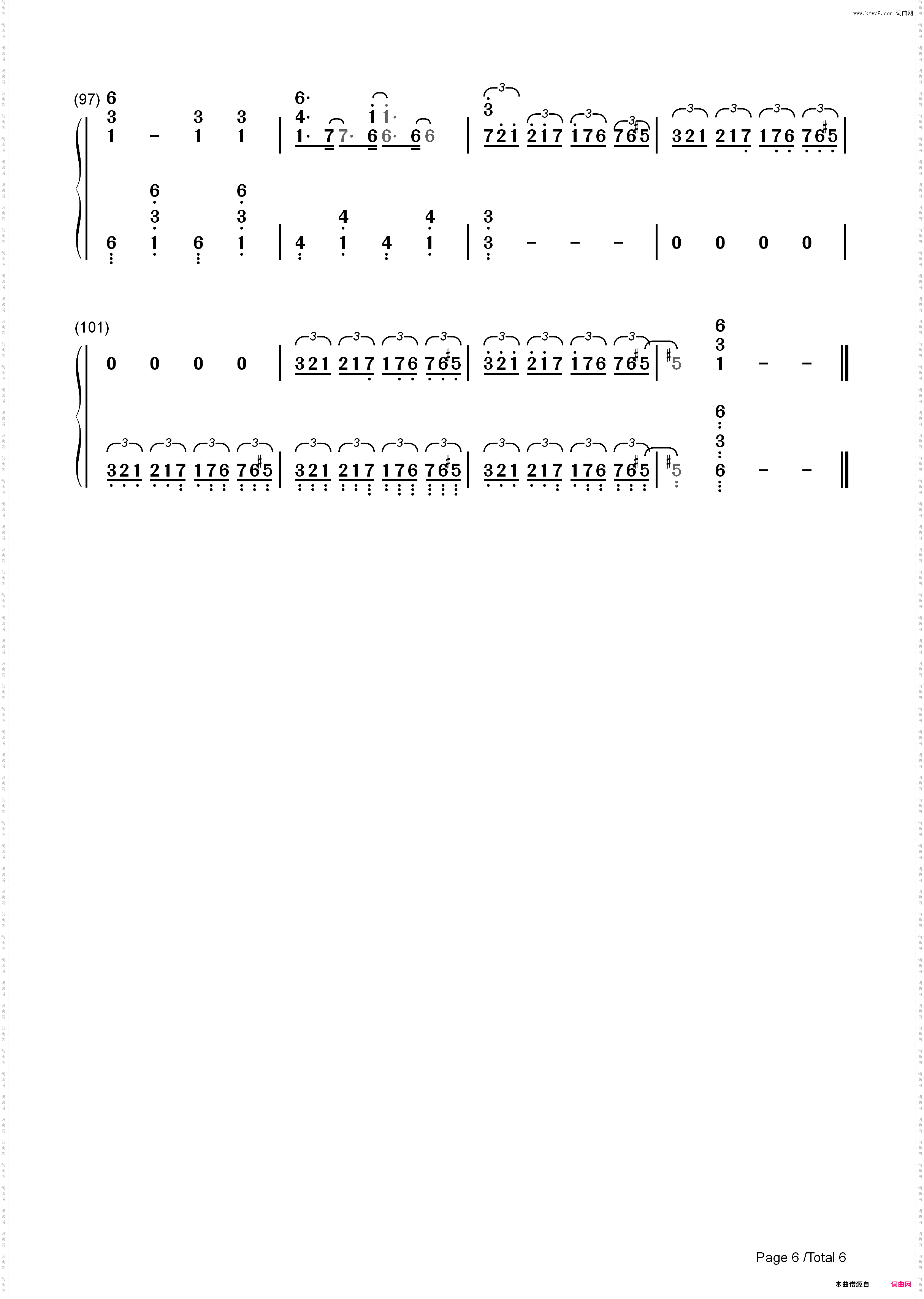 如果我是陈奕迅_简谱版