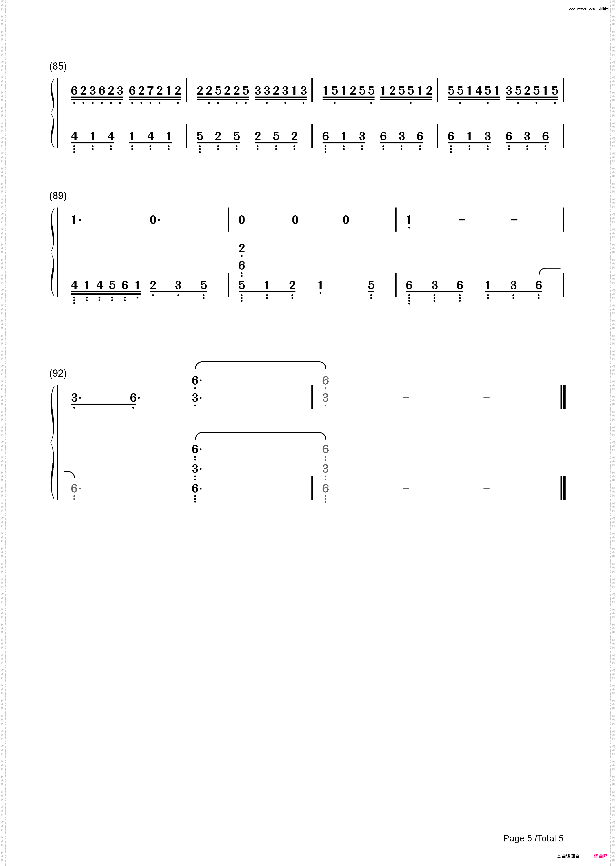 Piano UC-NO·3-高达UC独角兽OST3_简谱版