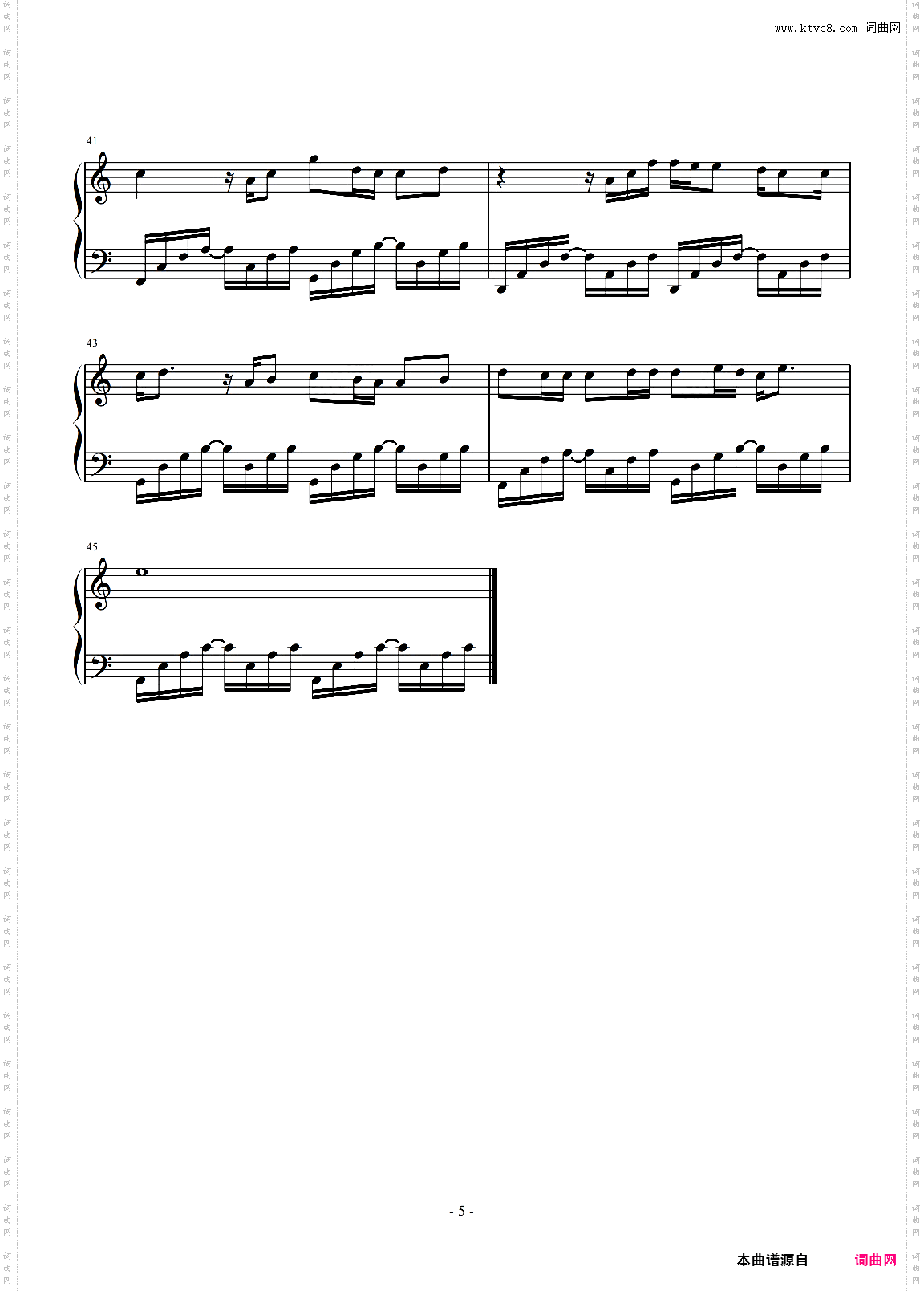 LETTING GO C调简易版 蔡健雅