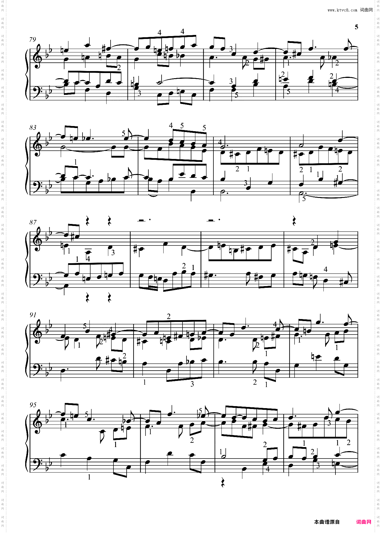 B大调前奏曲和赋格Op·16 克拉拉·舒曼