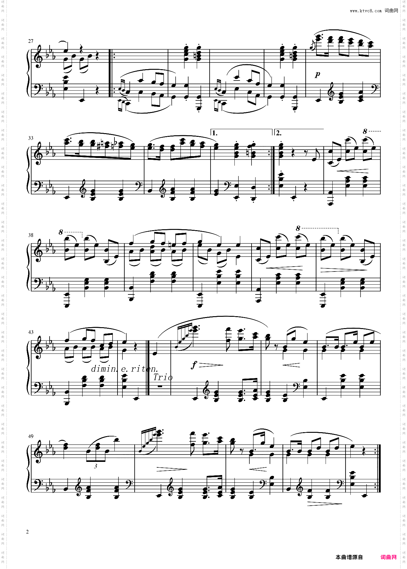 圆舞曲 遗作，肖邦