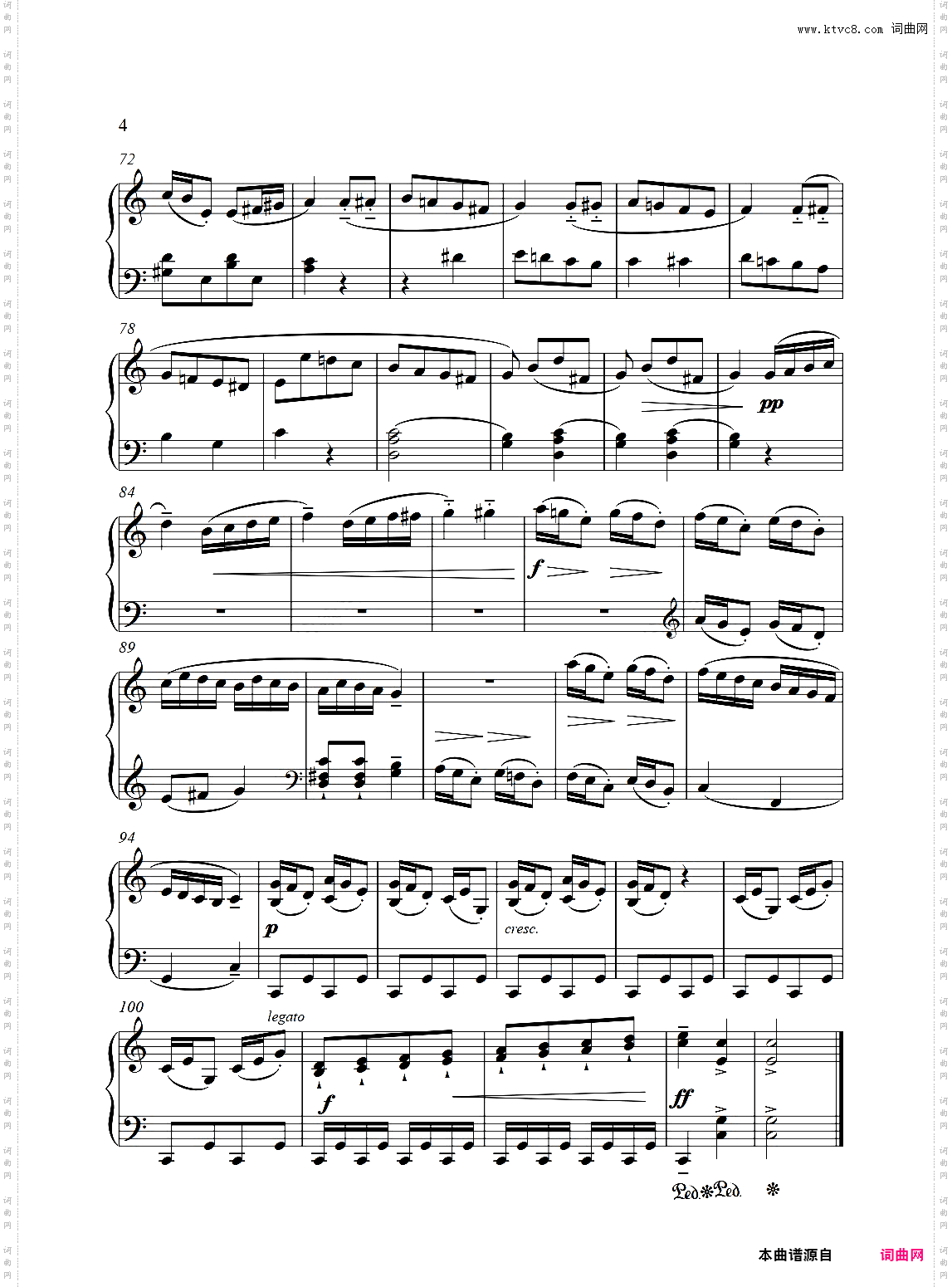 小奏鸣曲Op·157，No·4