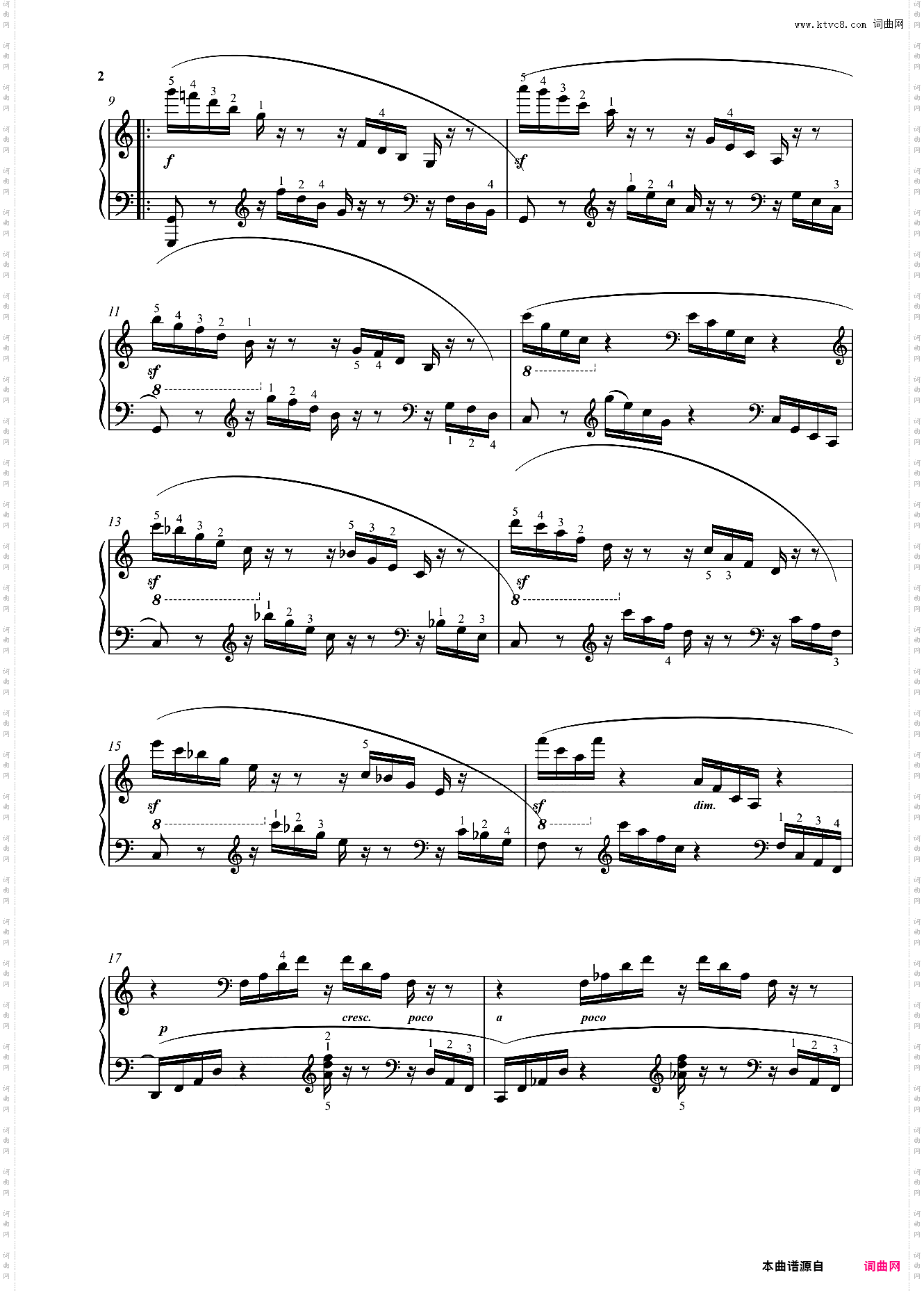 车尔尼299，No32
