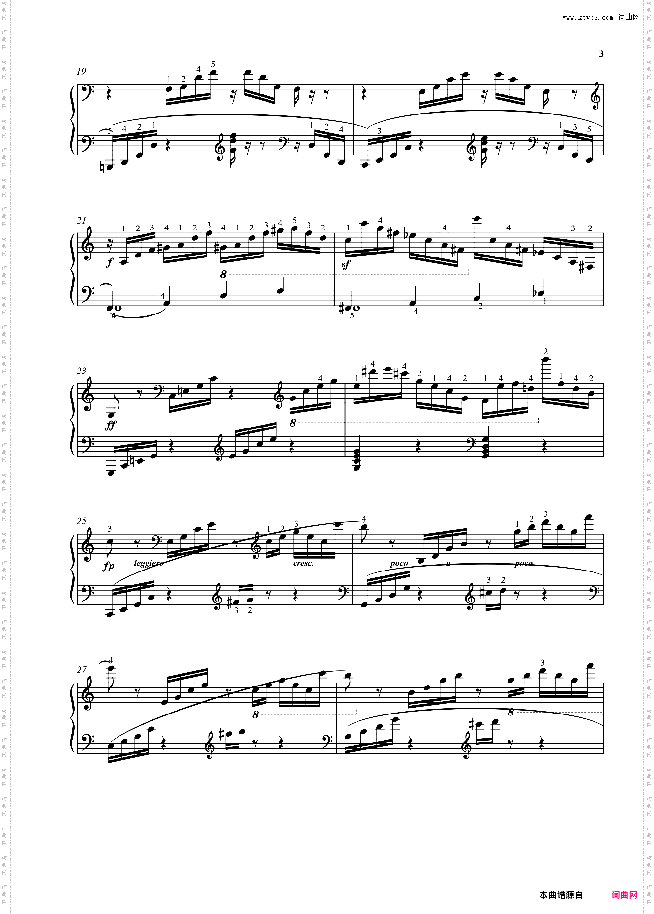车尔尼299，No32