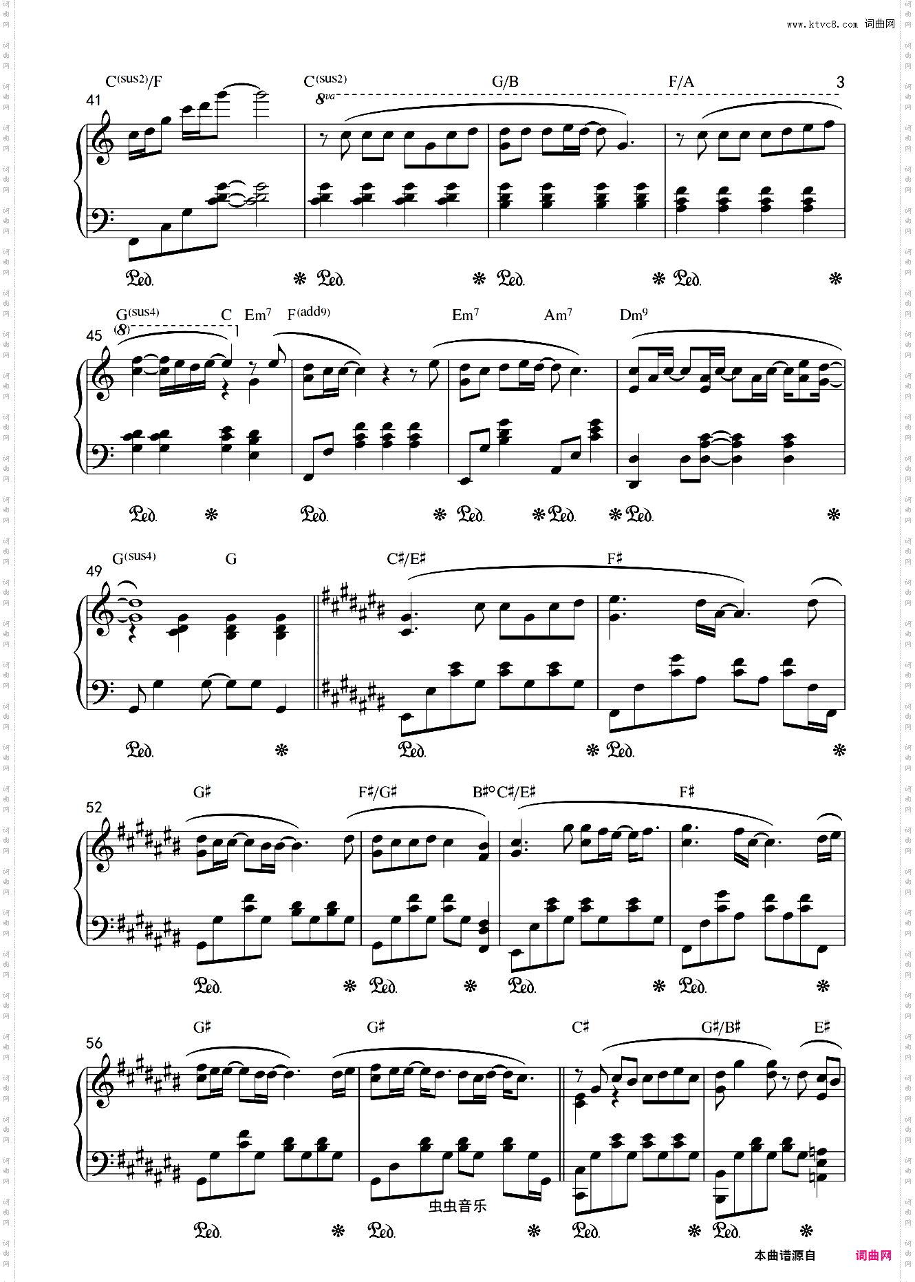 周杰伦-《枫》精编钢琴独奏