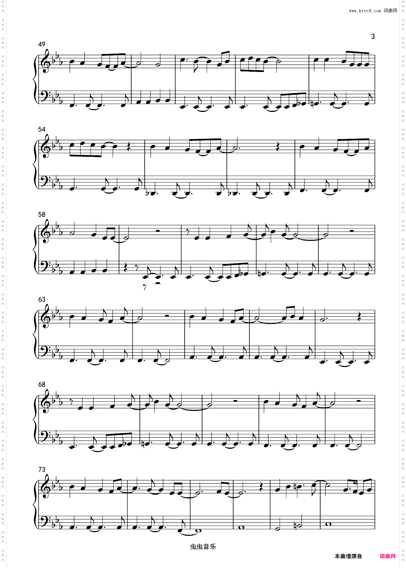 Underneath the Tree 好听**风简易钢琴曲