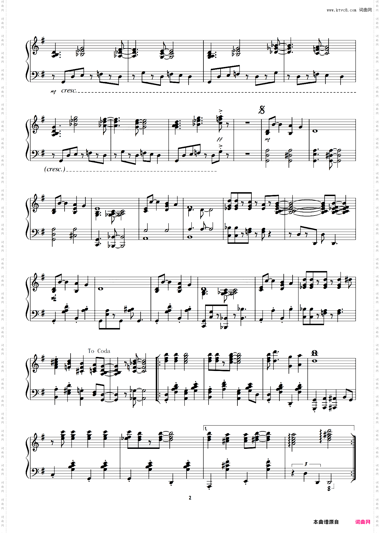 铃儿响叮当 爵士版钢琴谱Jingle Bells jazz