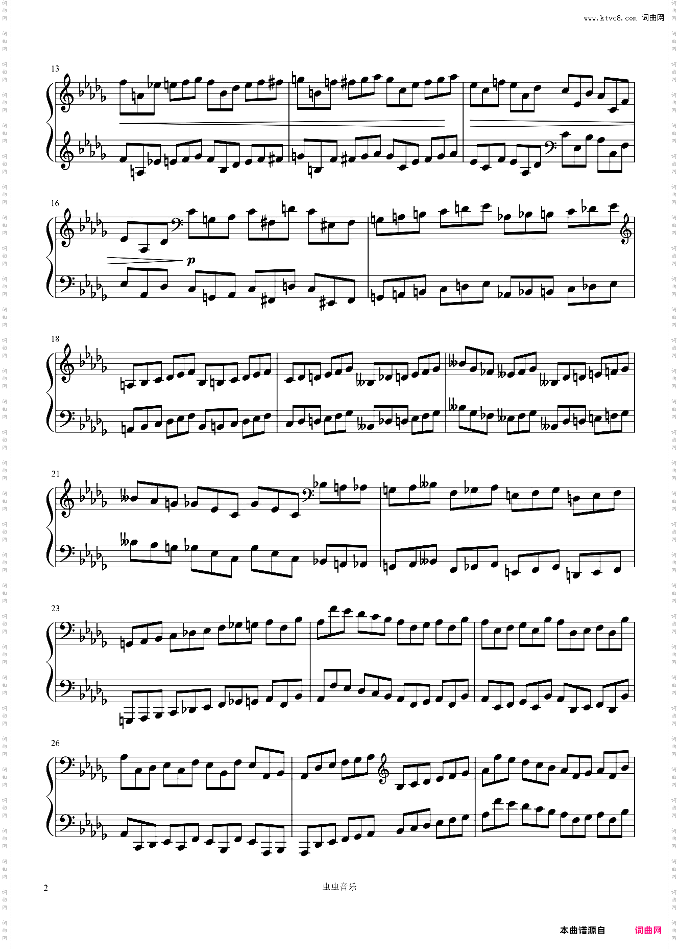 肖邦第二钢琴奏鸣曲第四乐章——Op·35-No·2