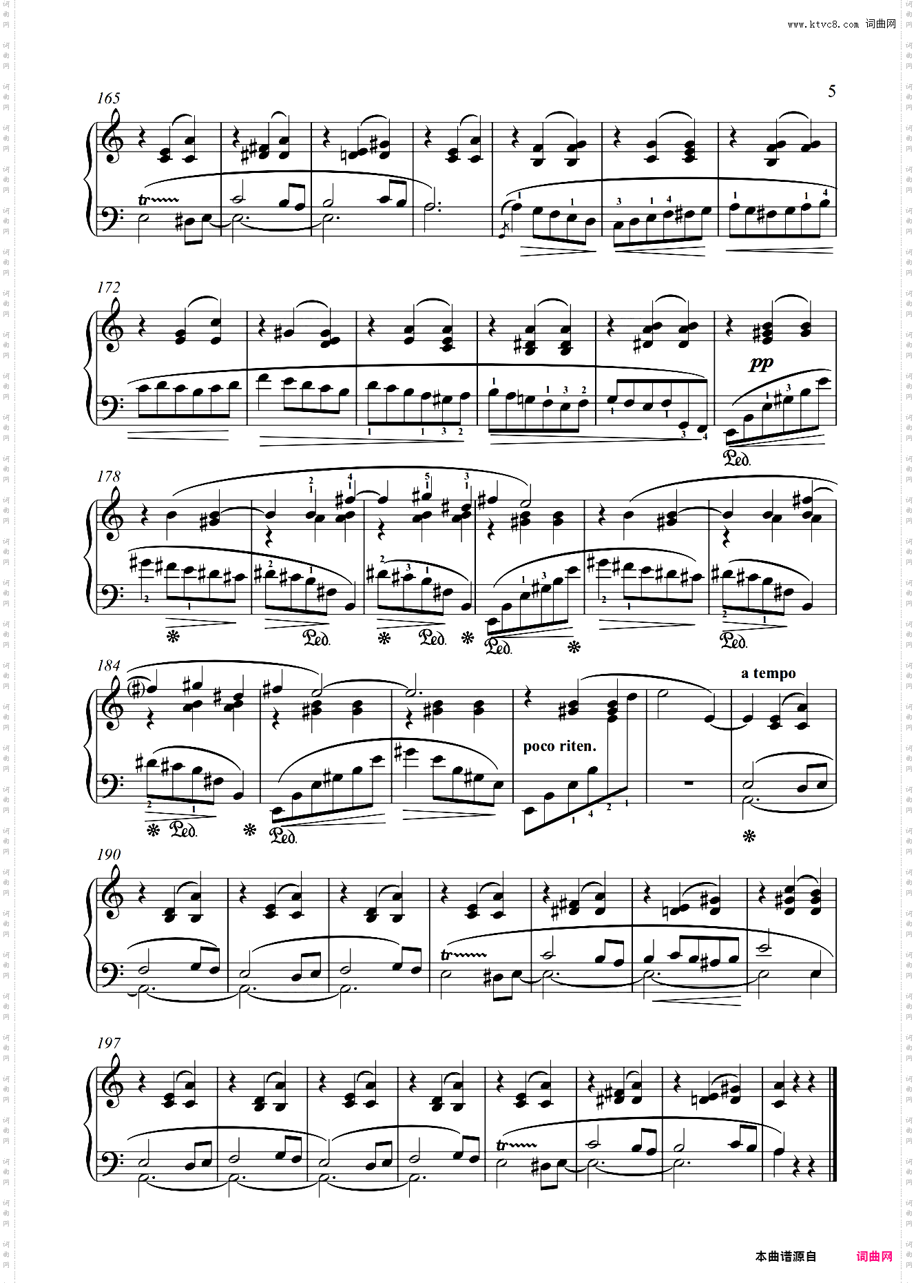 肖邦-A小调圆舞曲Op·34 No·2