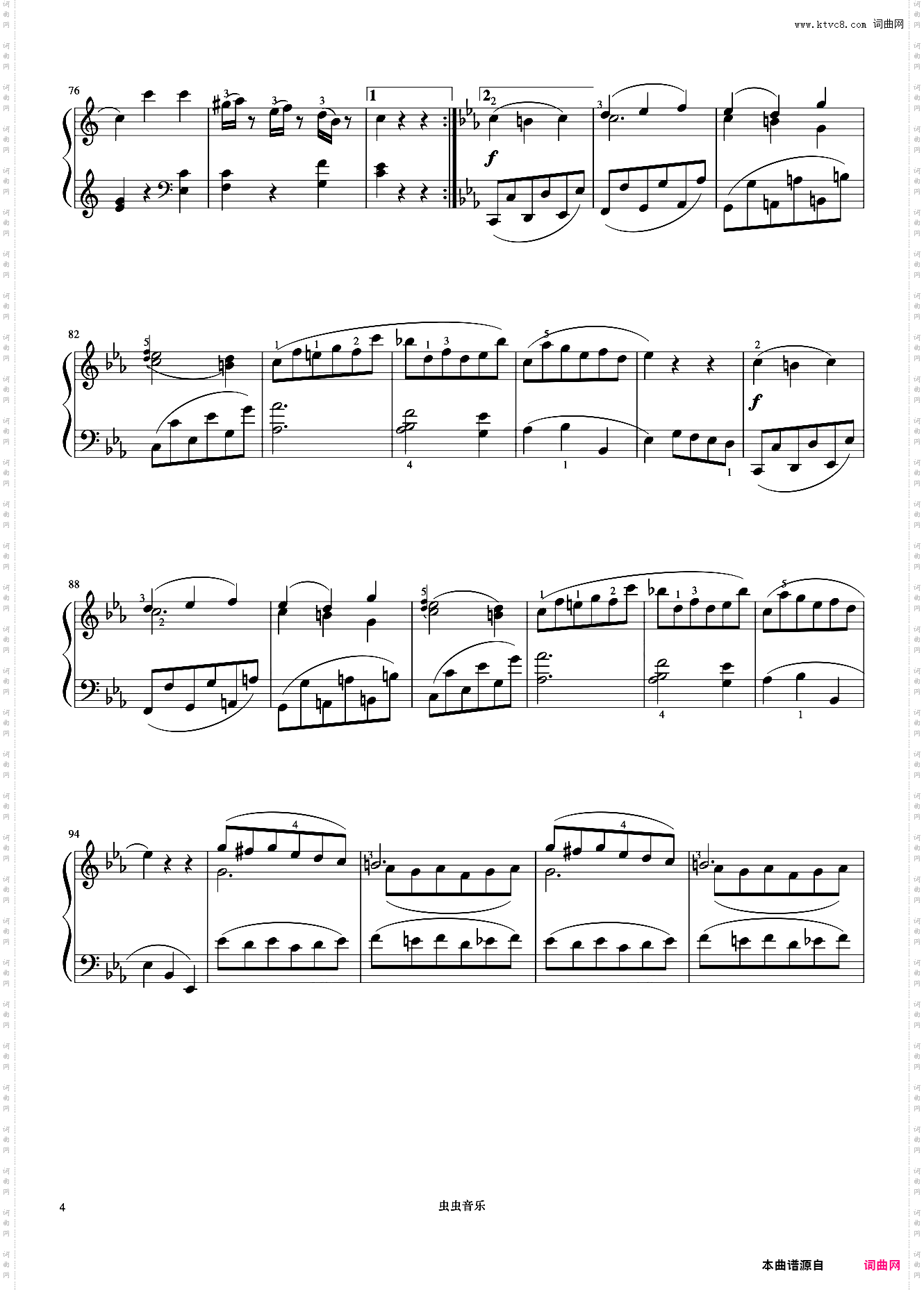 小奏鸣曲 第三乐章《小奏鸣曲集》