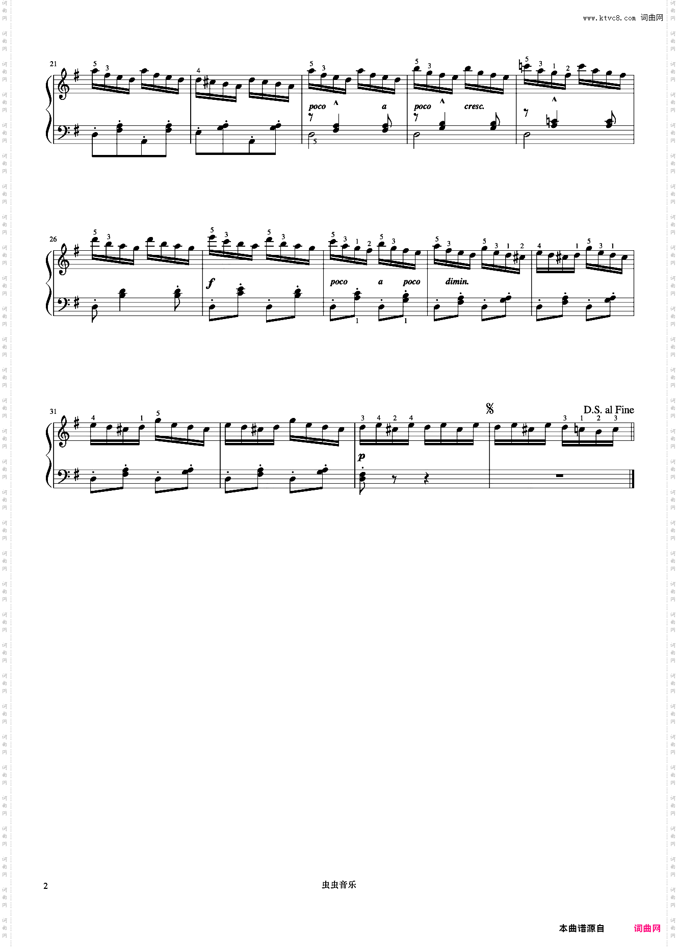 第36首《莱蒙钢琴练习曲 作品37》