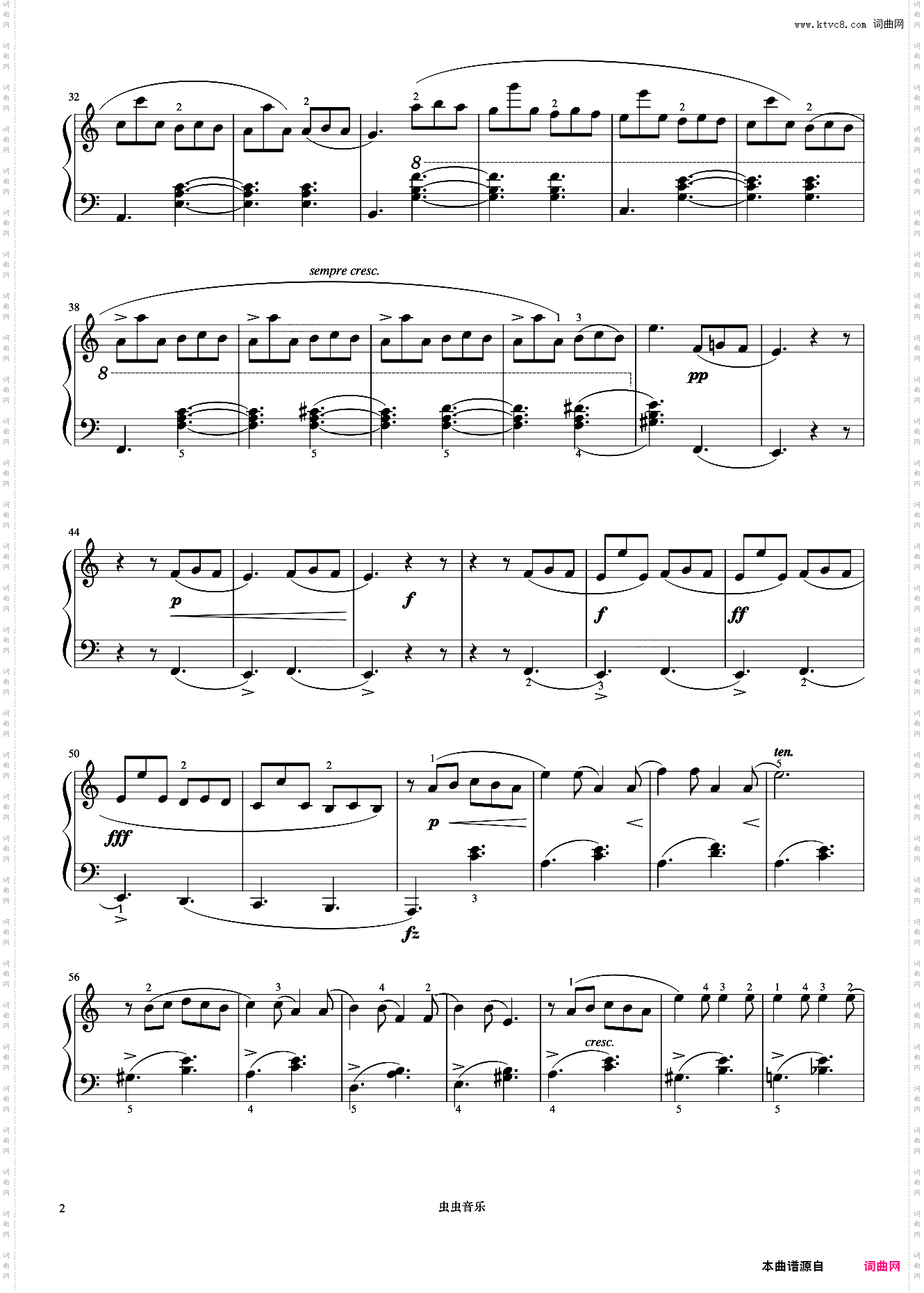 7级 塔兰泰拉舞曲《音协钢琴考级曲目 6-8级》