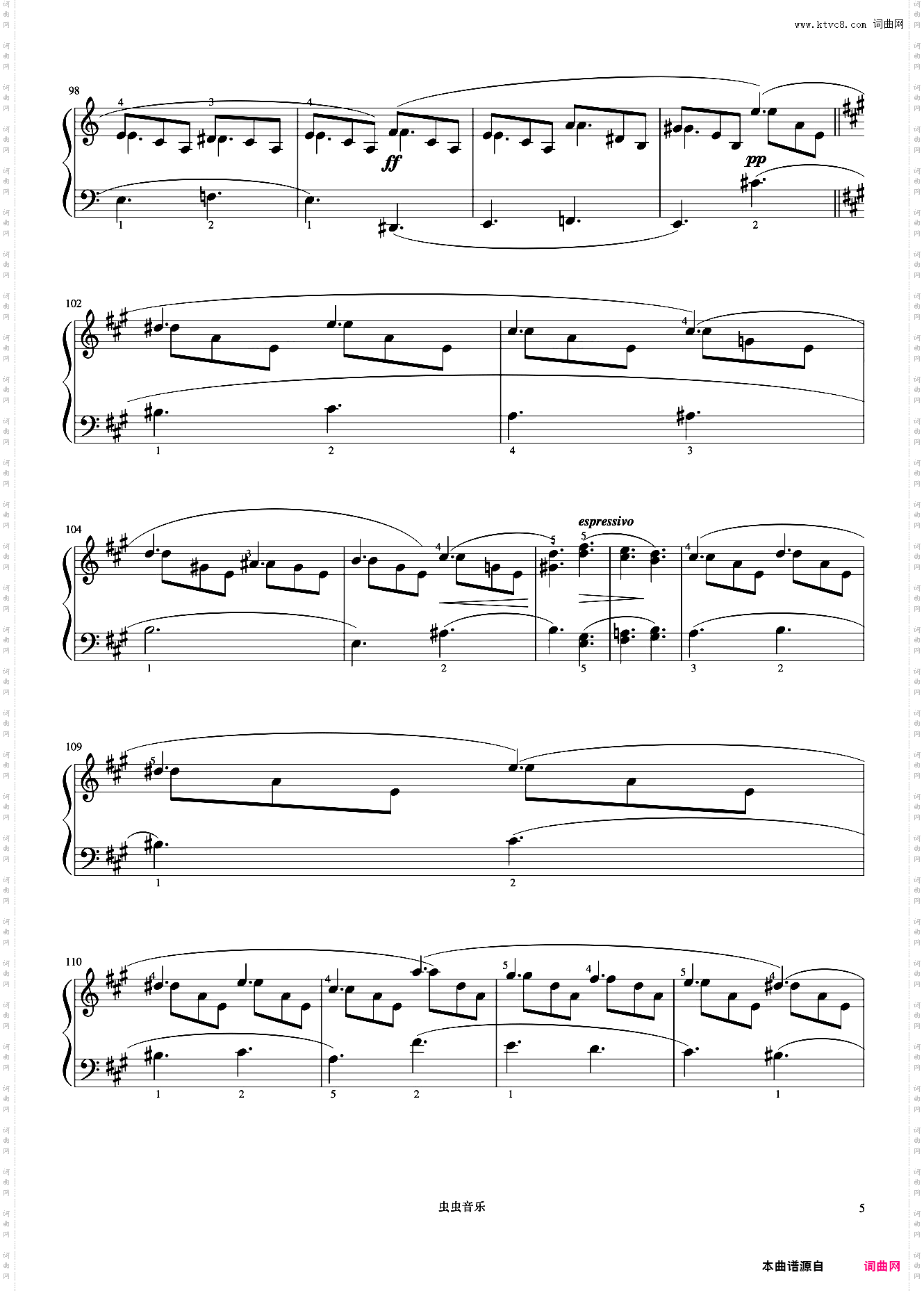 7级 塔兰泰拉舞曲《音协钢琴考级曲目 6-8级》