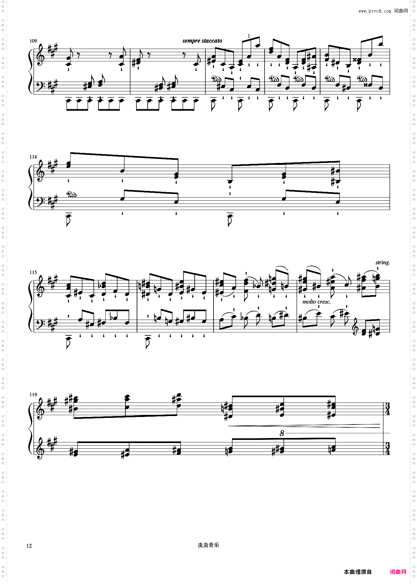 10级 侏儒之舞《中国院钢琴考级曲目》