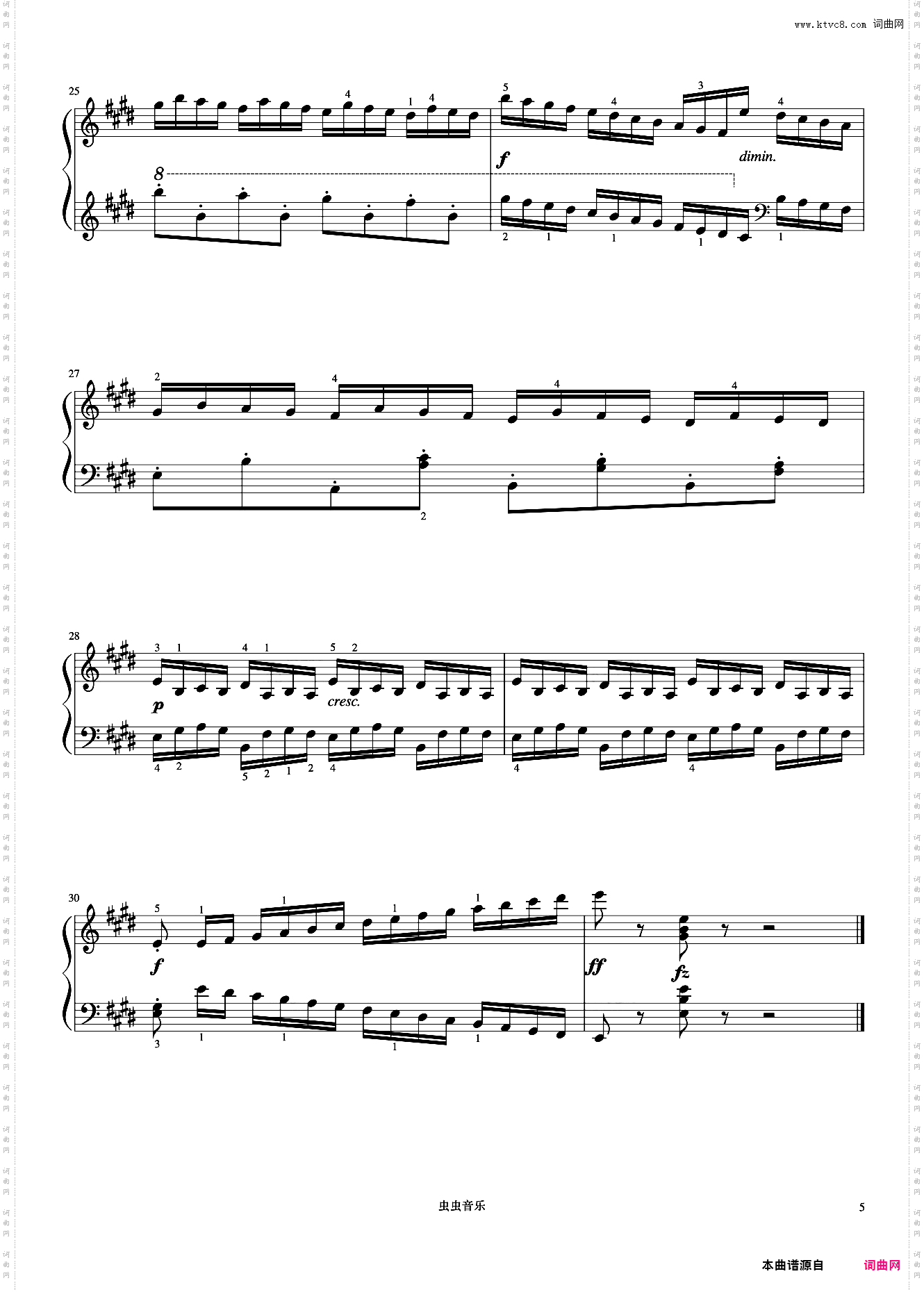 7级 练习曲Op·299 No·29《中国院钢琴考级曲目》