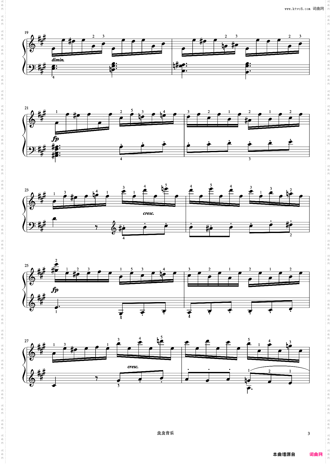 第23首《车尔尼快速练习曲 作品299》