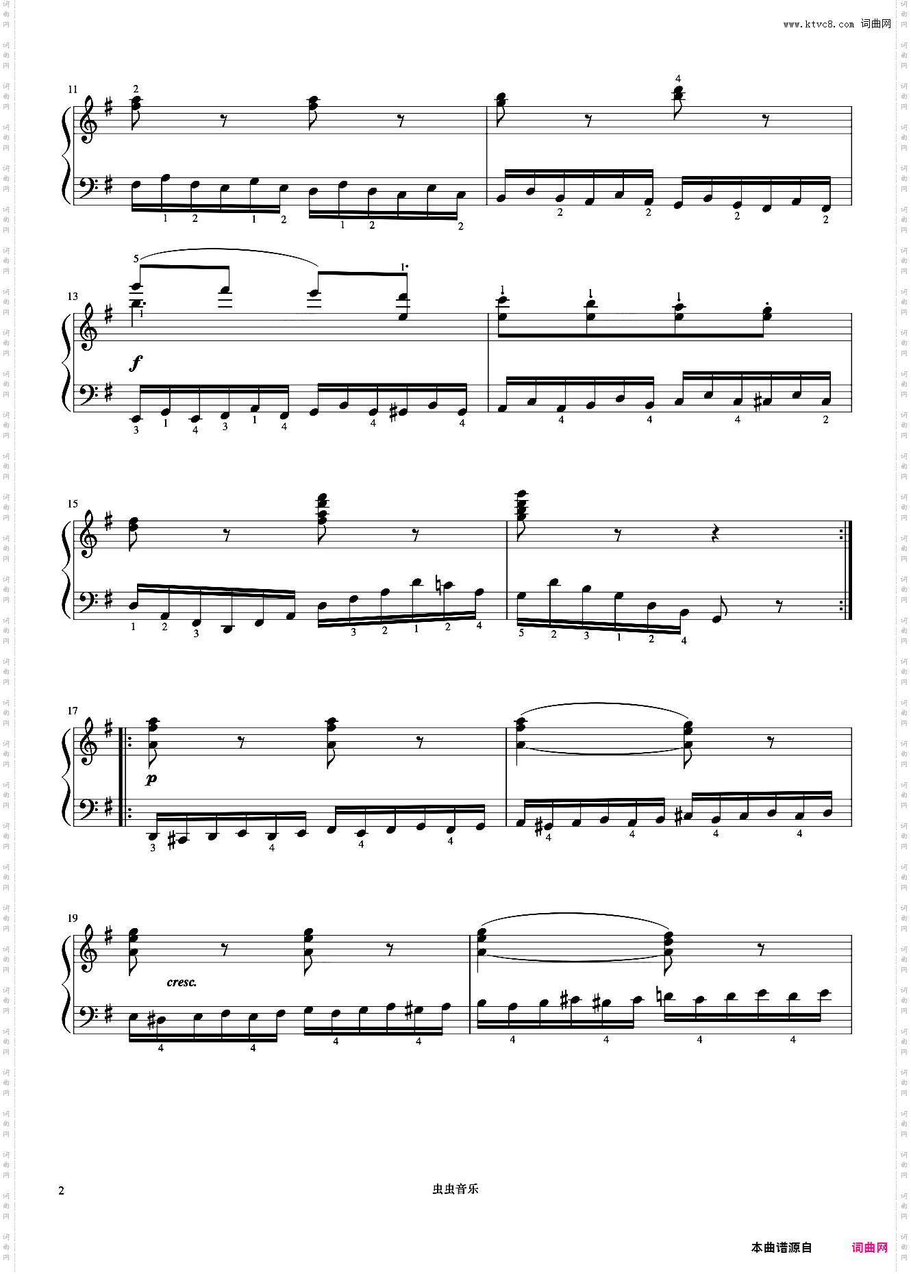 第18首《车尔尼快速练习曲 作品299》