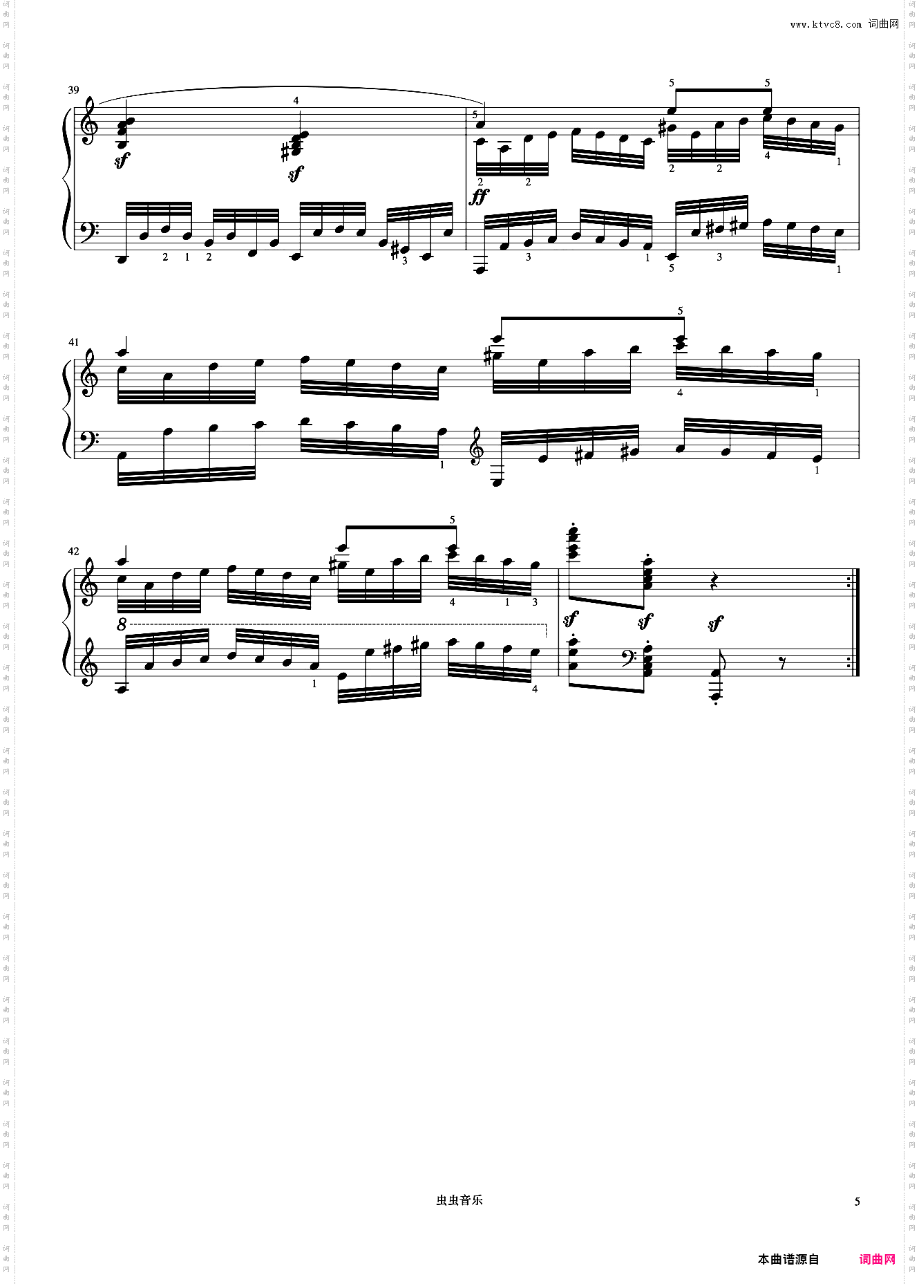 第34首《车尔尼快速练习曲 作品299》