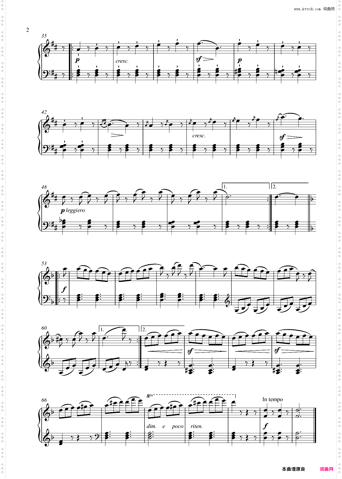 【初学者】第20首 塔兰泰拉-布格缪勒25首钢琴进阶练习曲 Op· 100