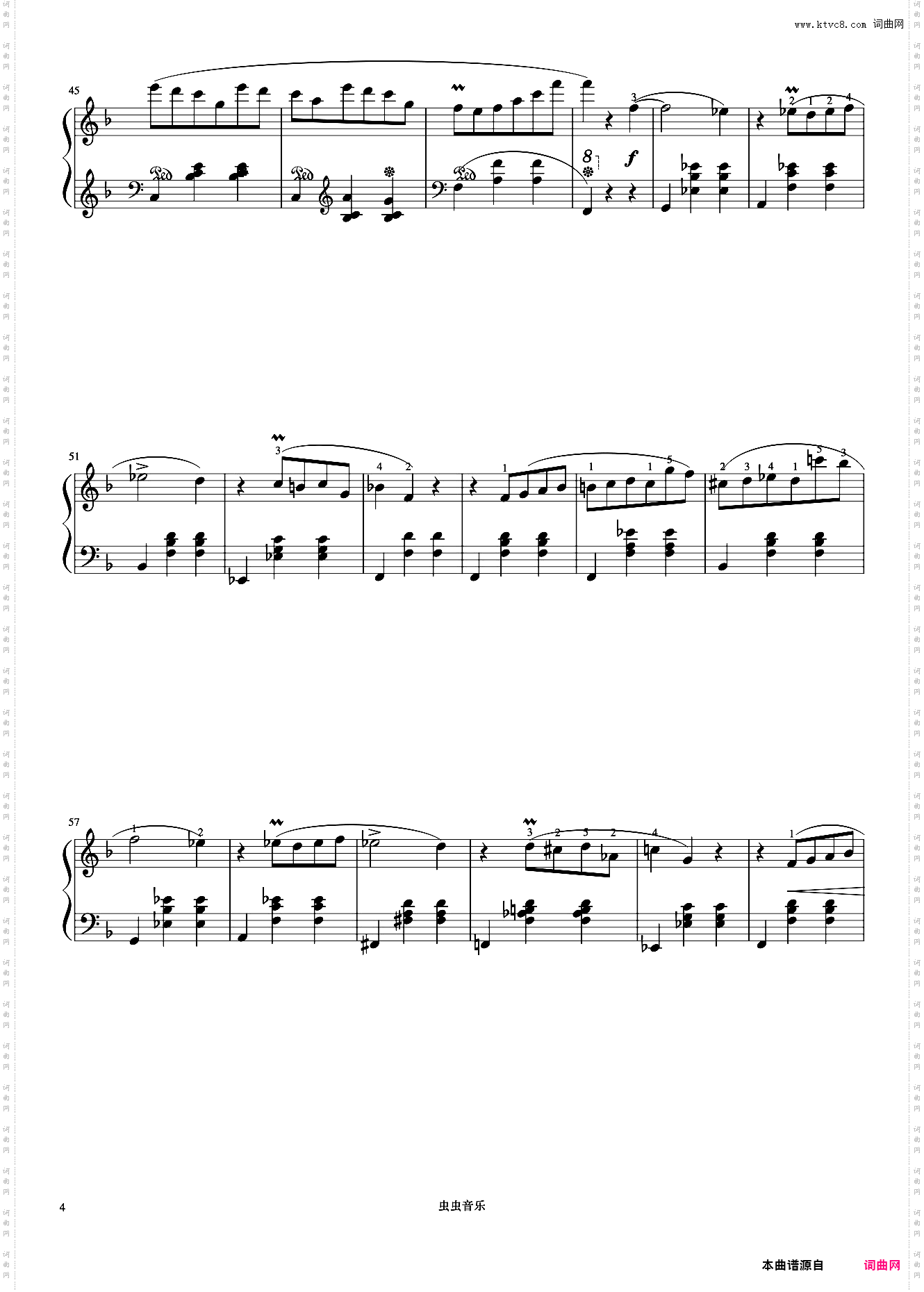 10级 辉煌的大圆舞曲《音协钢琴考级曲目 9-10级》