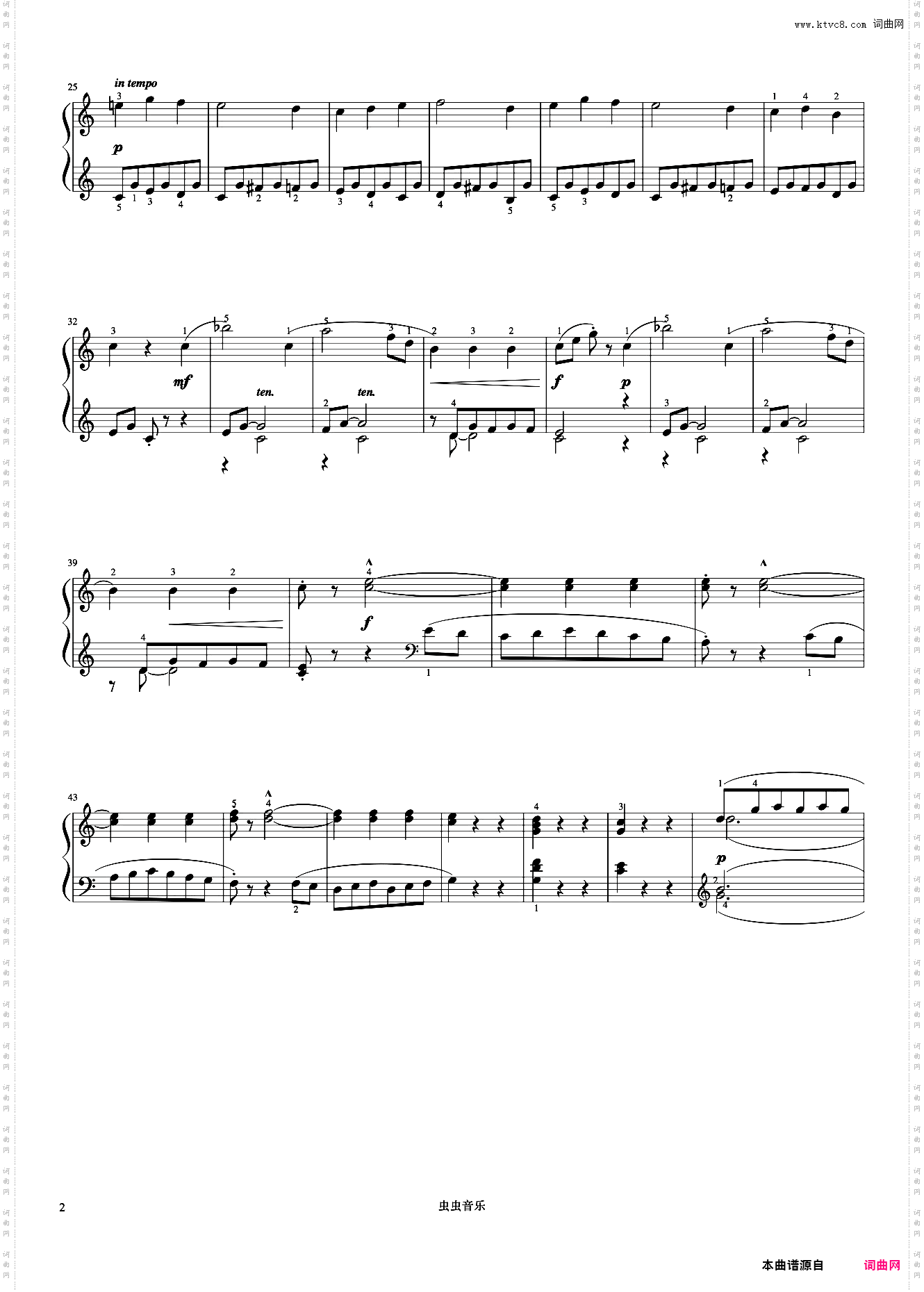 第3首《莱蒙钢琴练习曲 作品37》